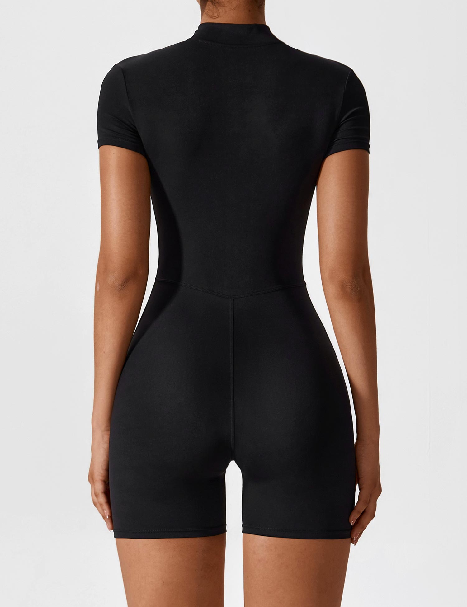 Lyne London™ | Short Sleeve Zipper Romper
