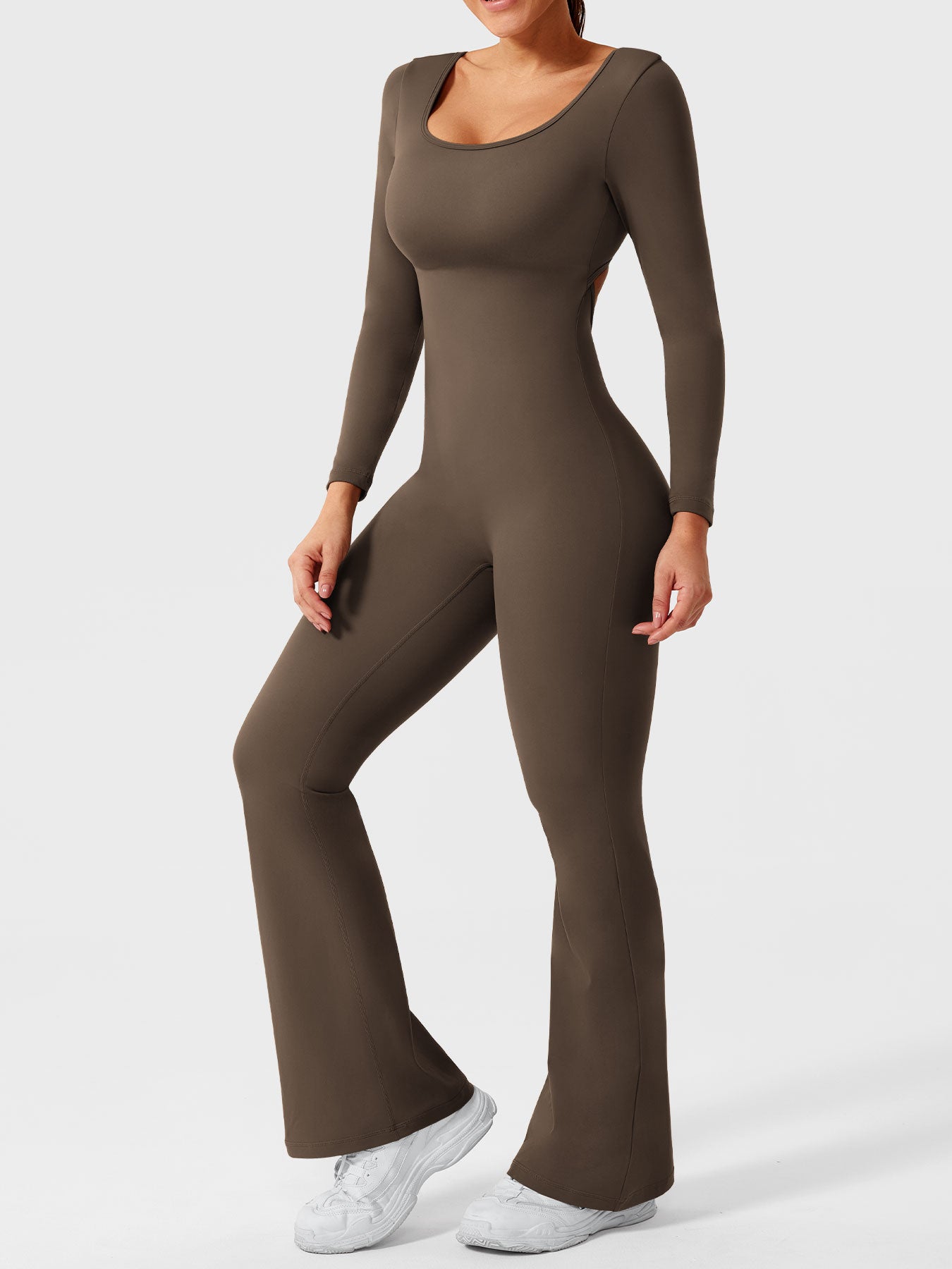 Lyne London™ | Long Sleeves Flared Jumpsuit
