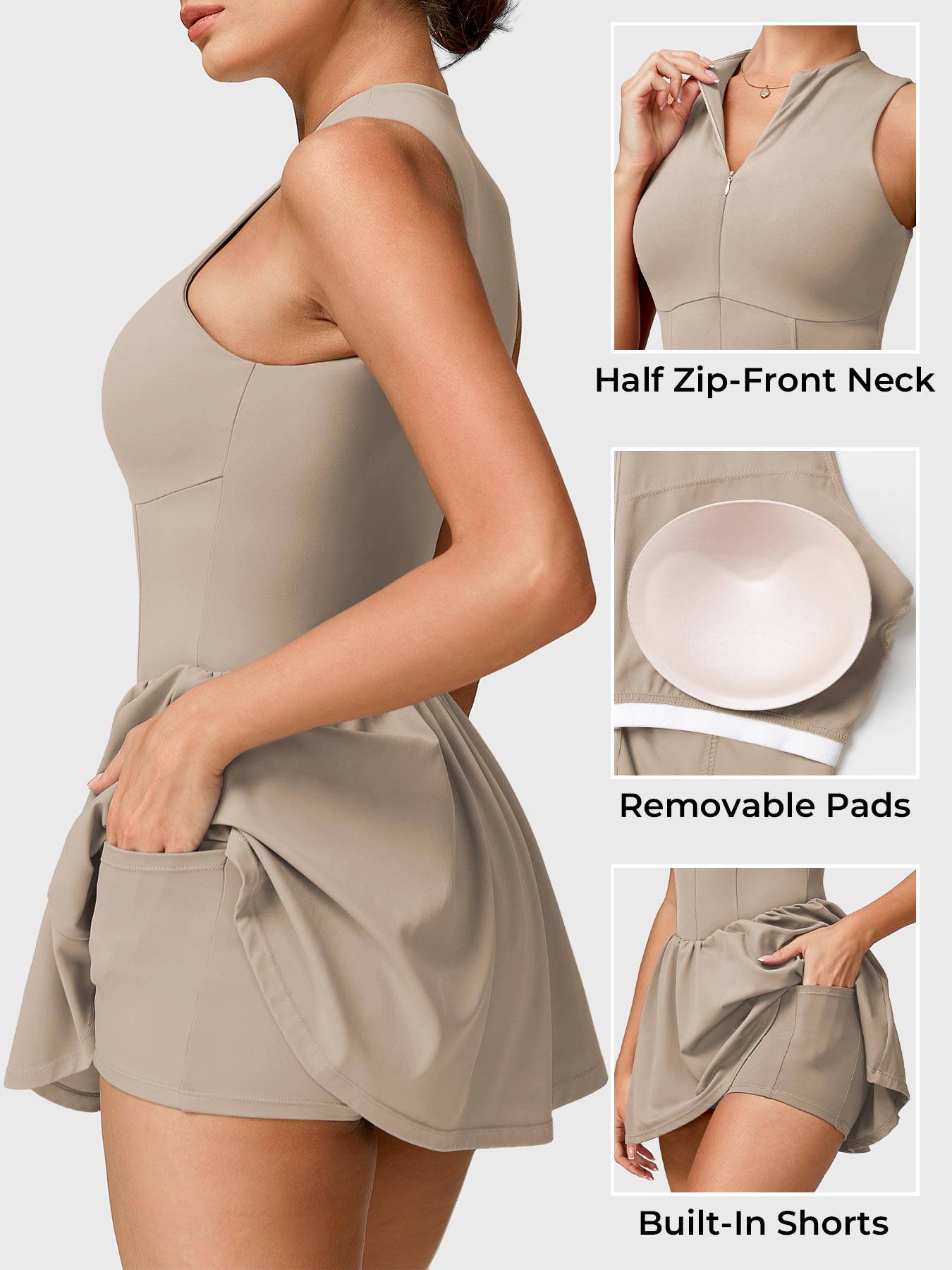 Lyne London™ | Zipper Tennis Dress