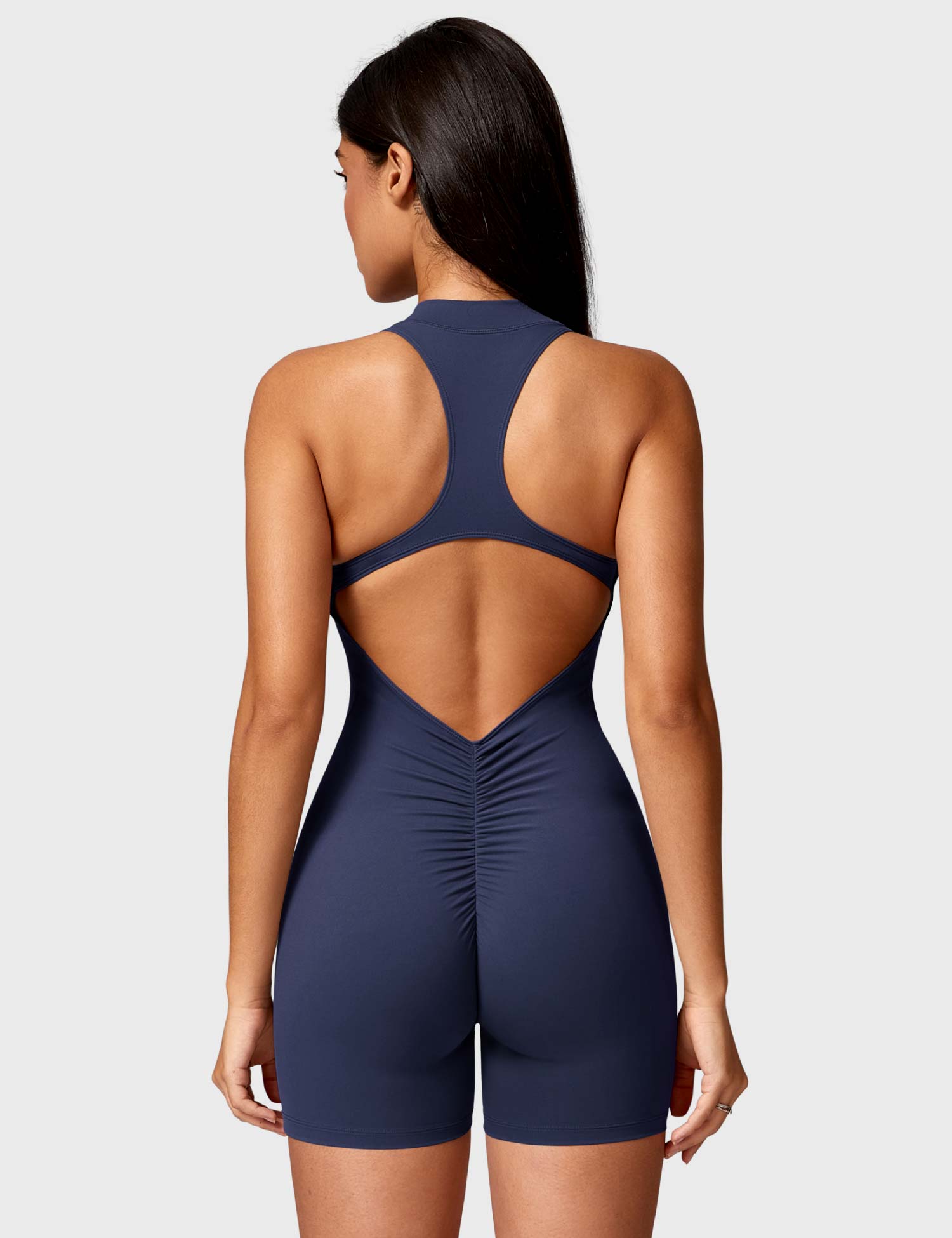 Lyne London™ | Backless Zipper Romper