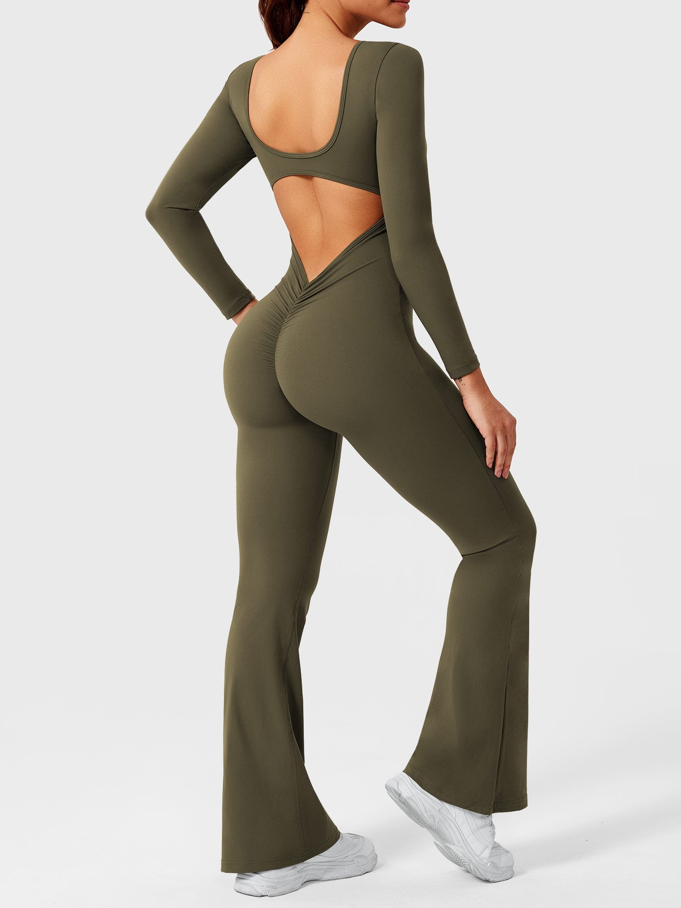 Lyne London™ | Long Sleeves Flared Jumpsuit
