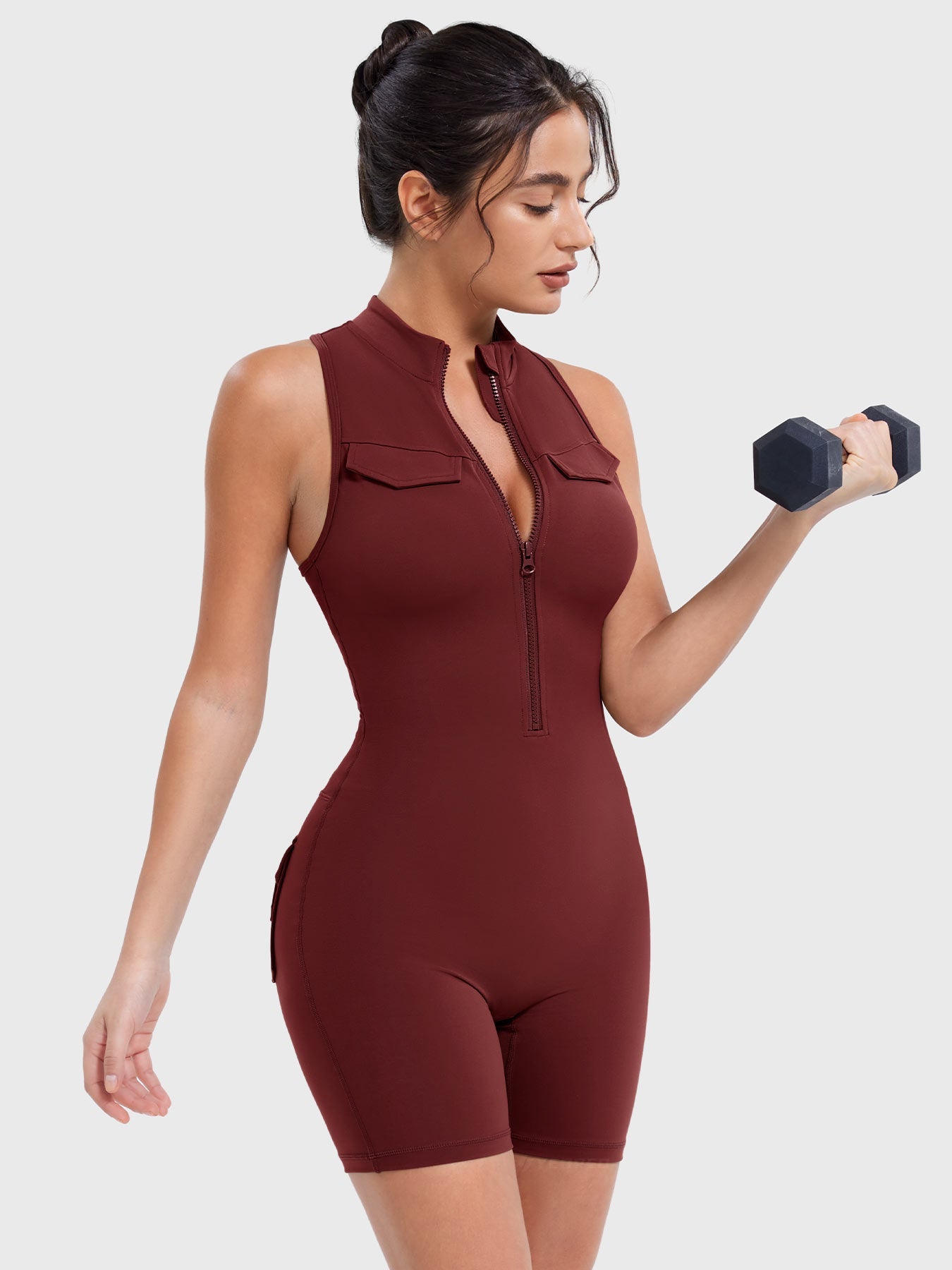 Lyne London™ | Cargo Romper with Pockets