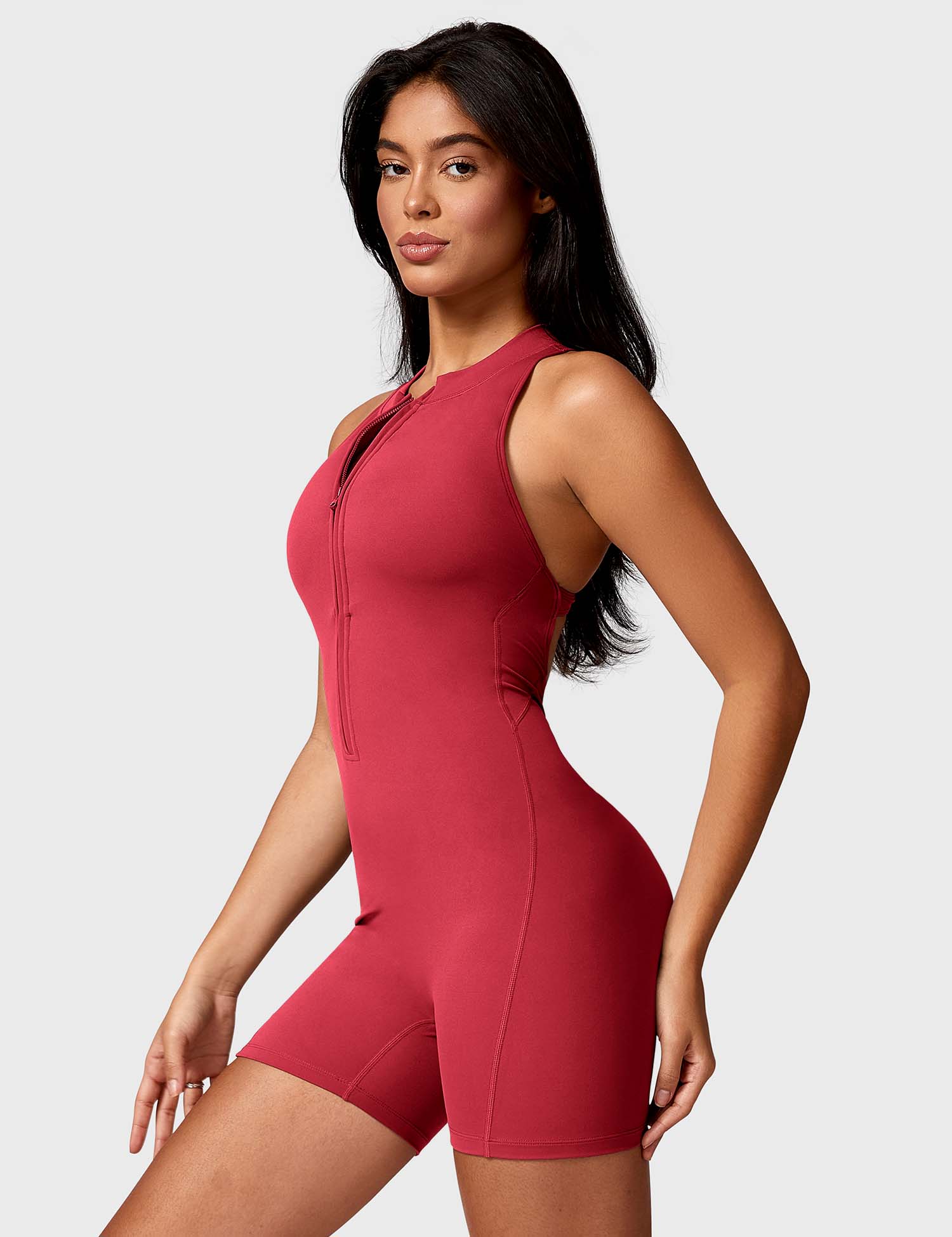 Lyne London™ | Backless Zipper Romper