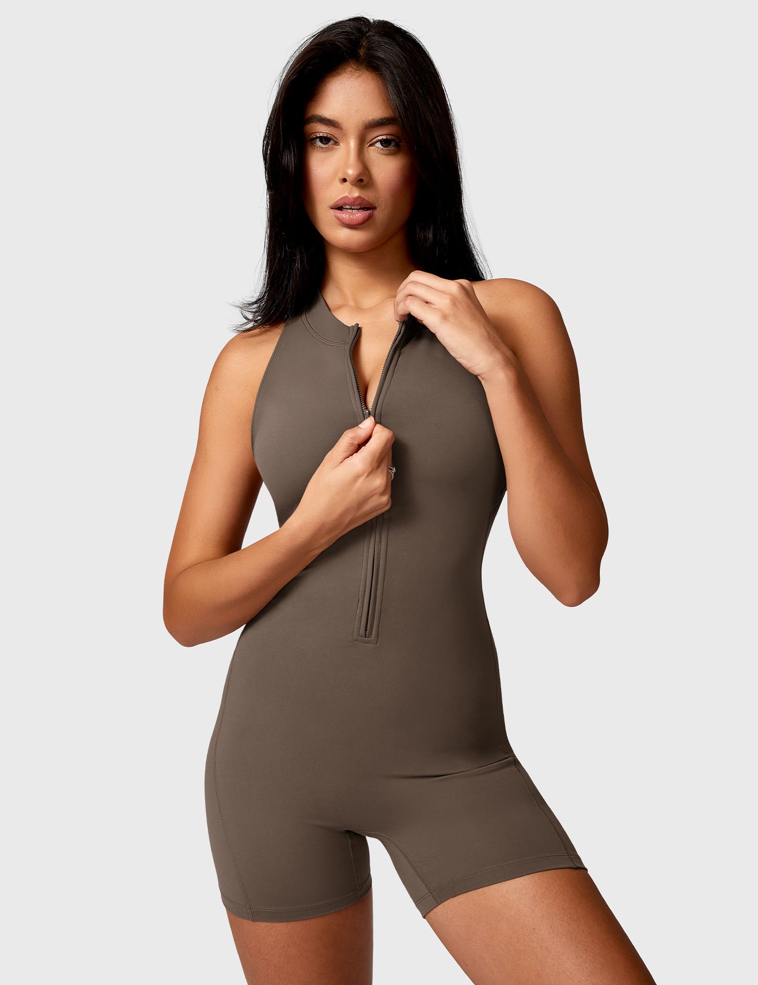 Lyne London™ | Backless Zipper Romper