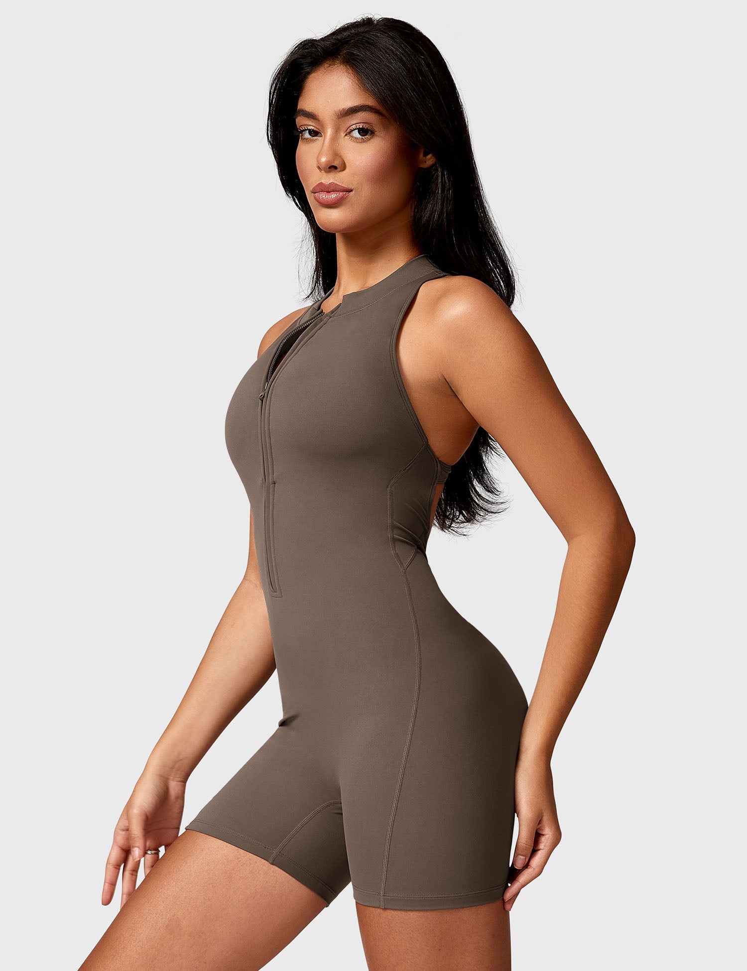 Lyne London™ | Backless Zipper Romper