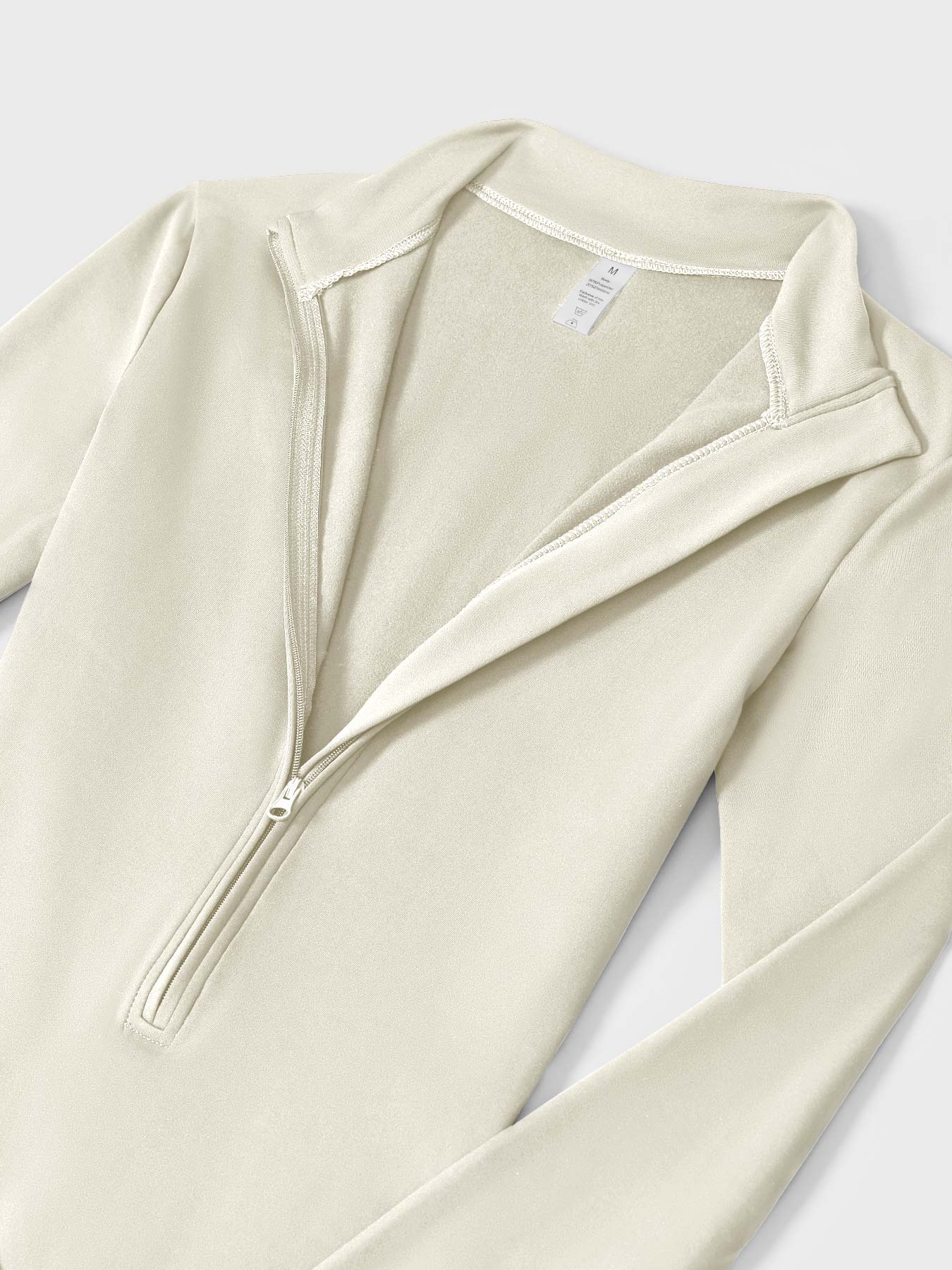 Lyne London™ | Fleece Long Sleeve Zipper Jumpsuit