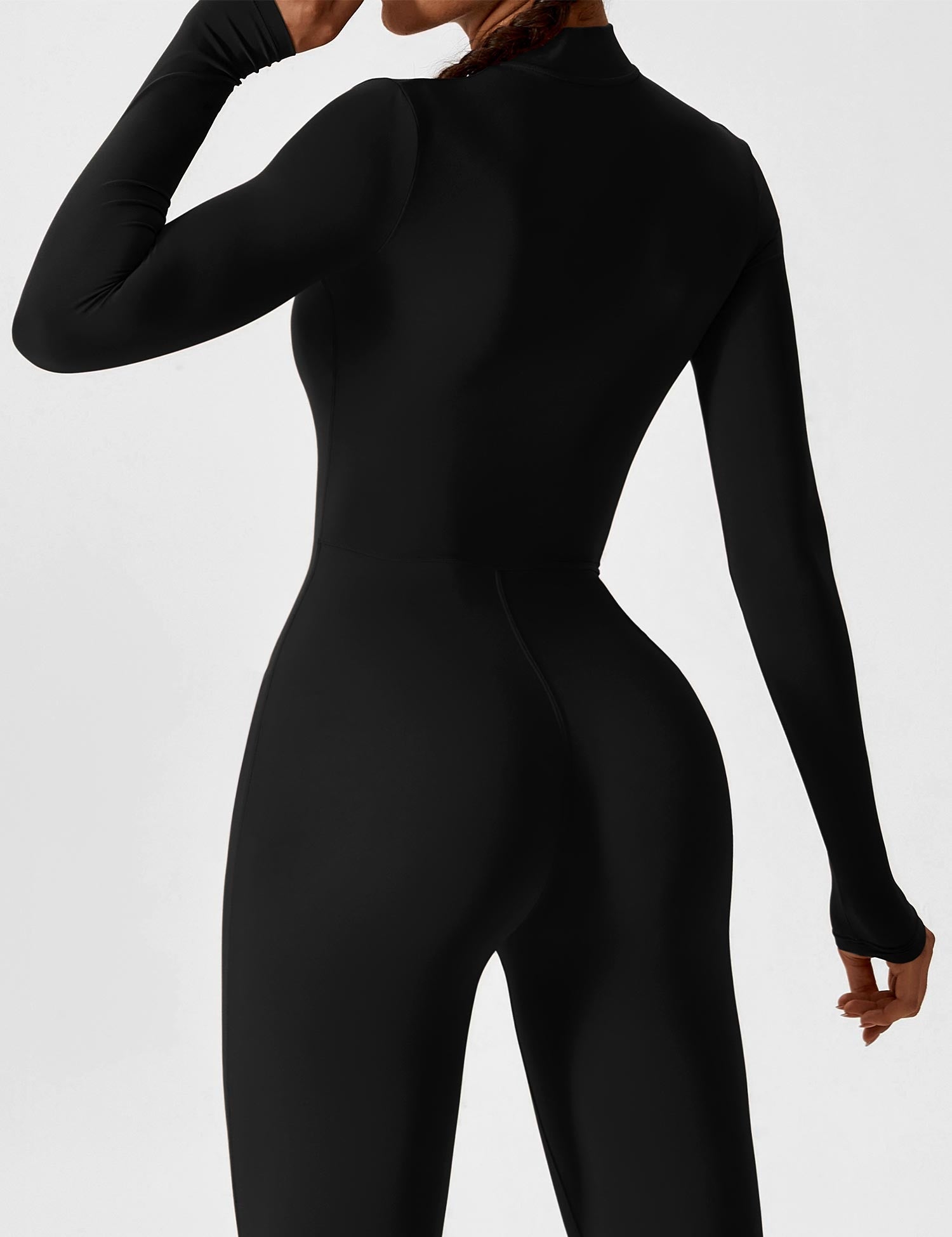Lyne London™ | Long Sleeve Zipper Jumpsuit