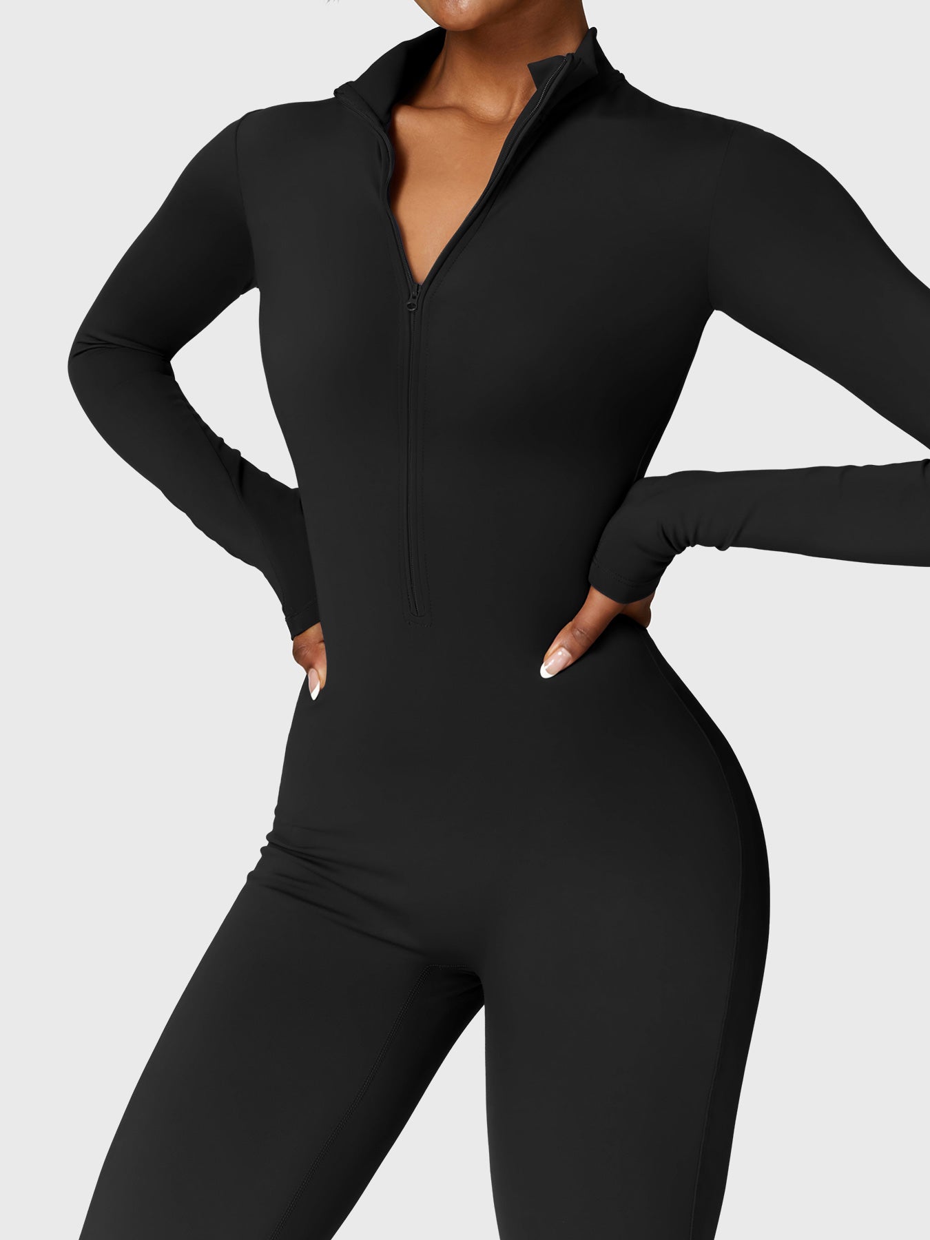Lyne London™ | Fleece Zipper Jumpsuit