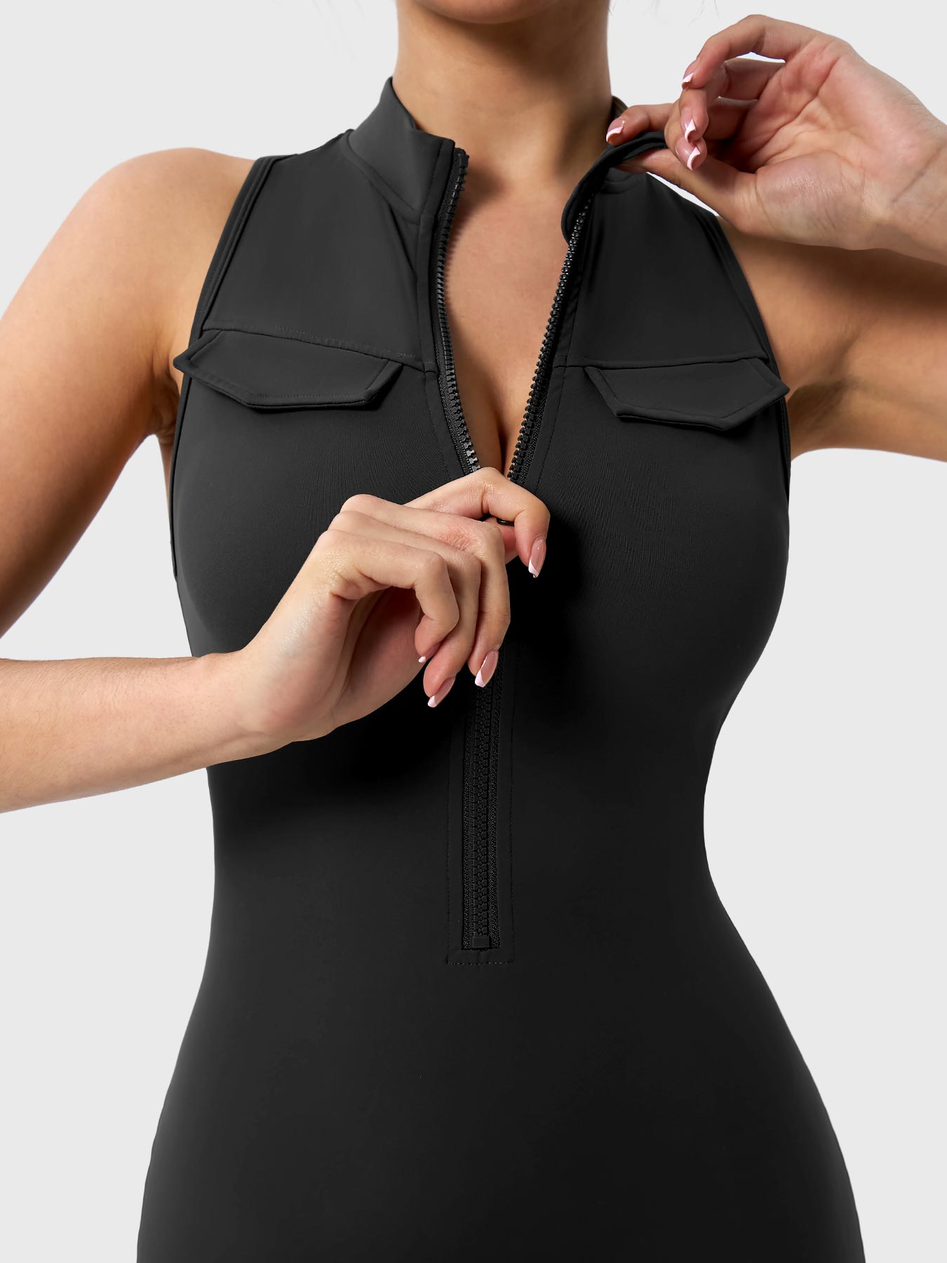 Lyne London™ | Cargo Jumpsuit with Pockets