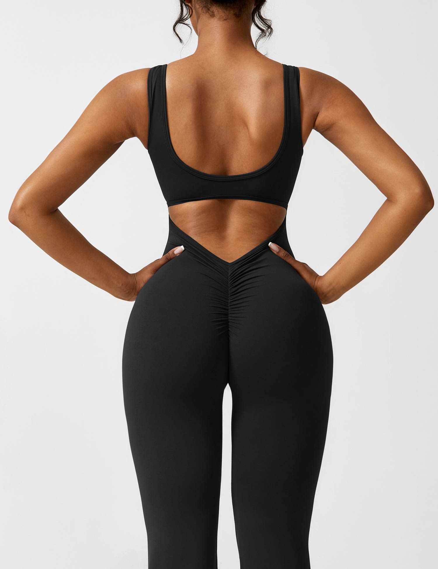 Lyne London™ | V-Back Flared Jumpsuit