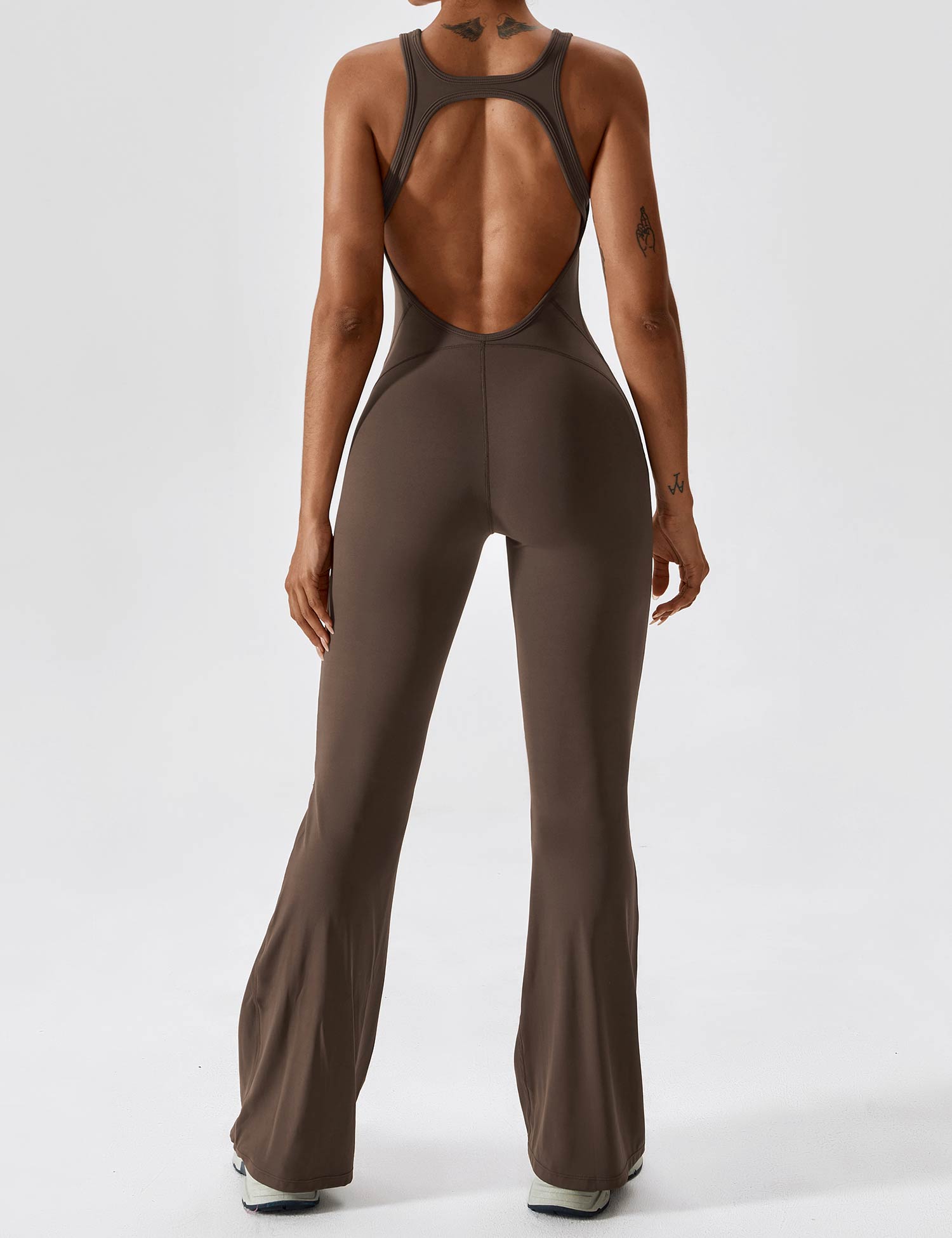 Lyne London™ | Open Back Flared Jumpsuit