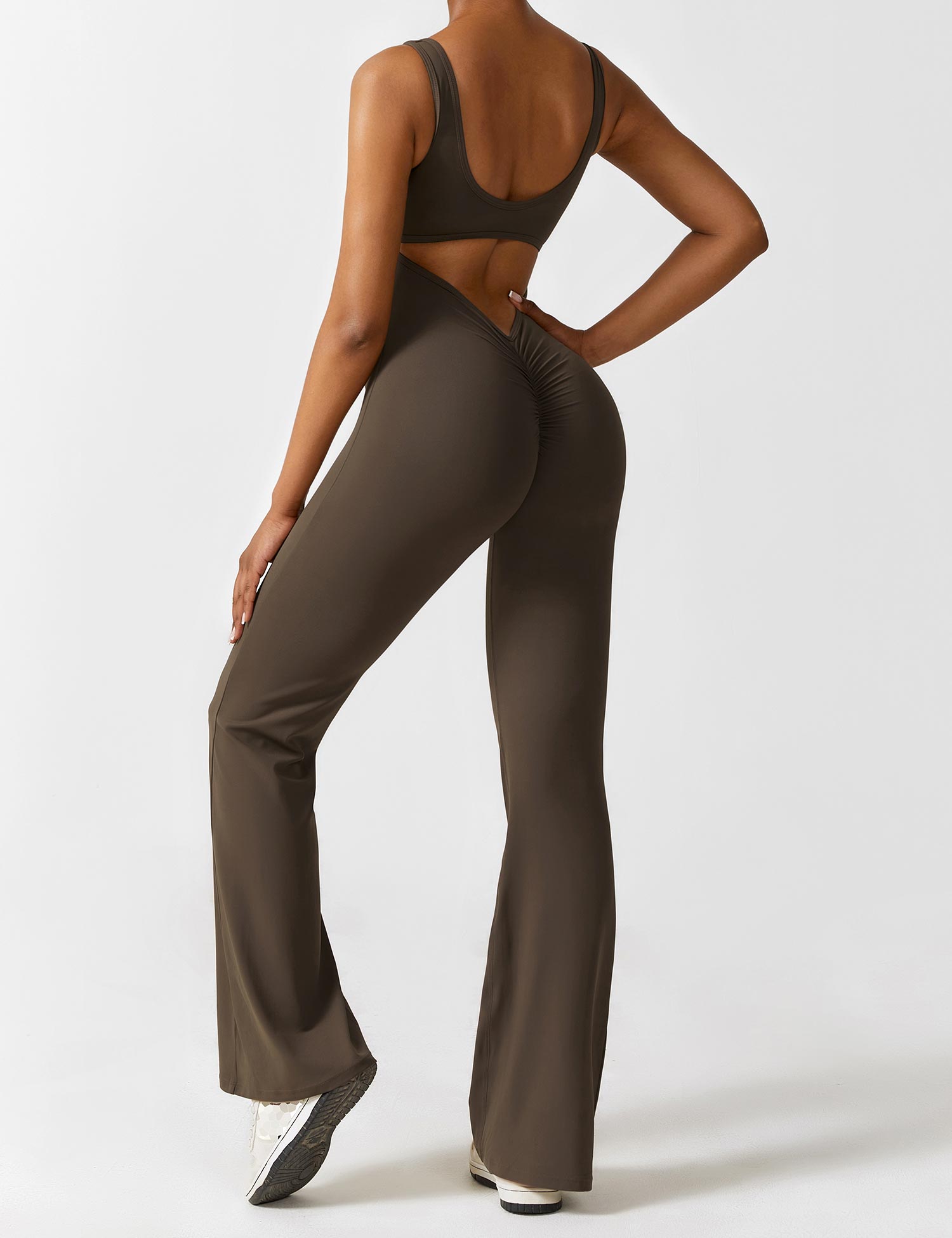 Lyne London™ | V-Back Flared Jumpsuit
