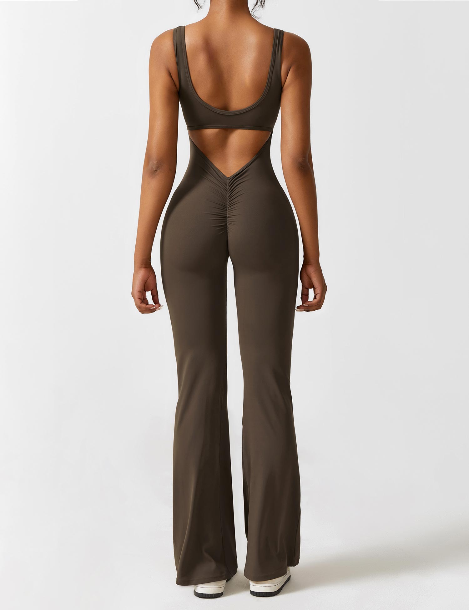 Lyne London™ | V-Back Flared Jumpsuit
