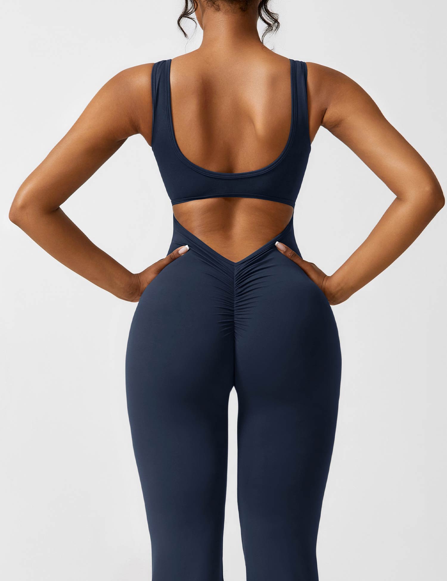 Lyne London™ | V-Back Flared Jumpsuit