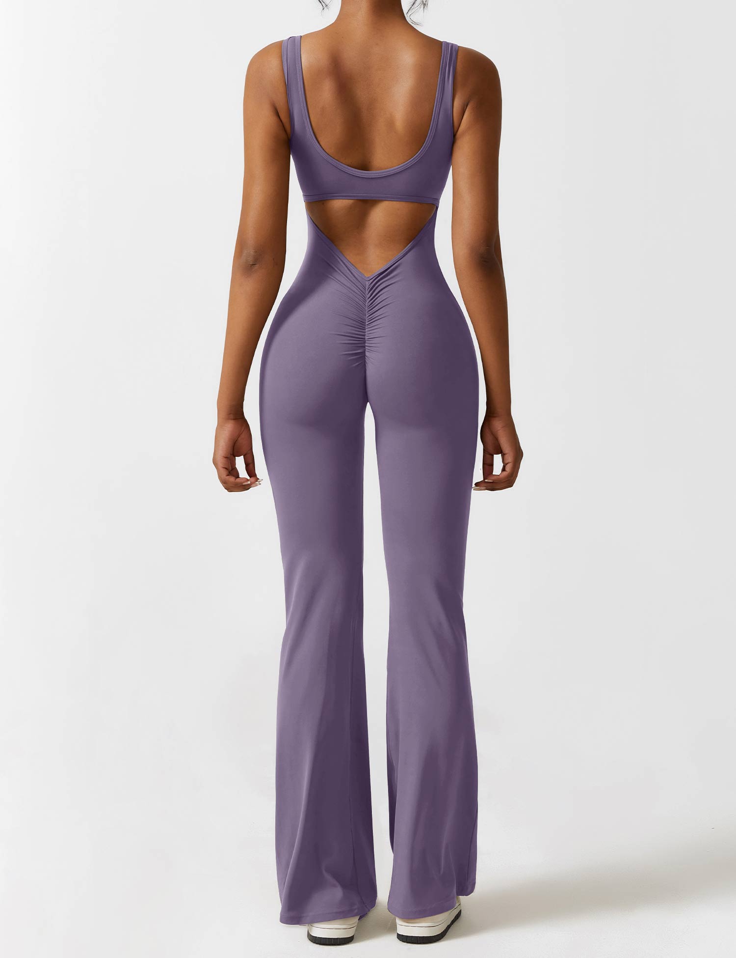 Lyne London™ | V-Back Flared Jumpsuit