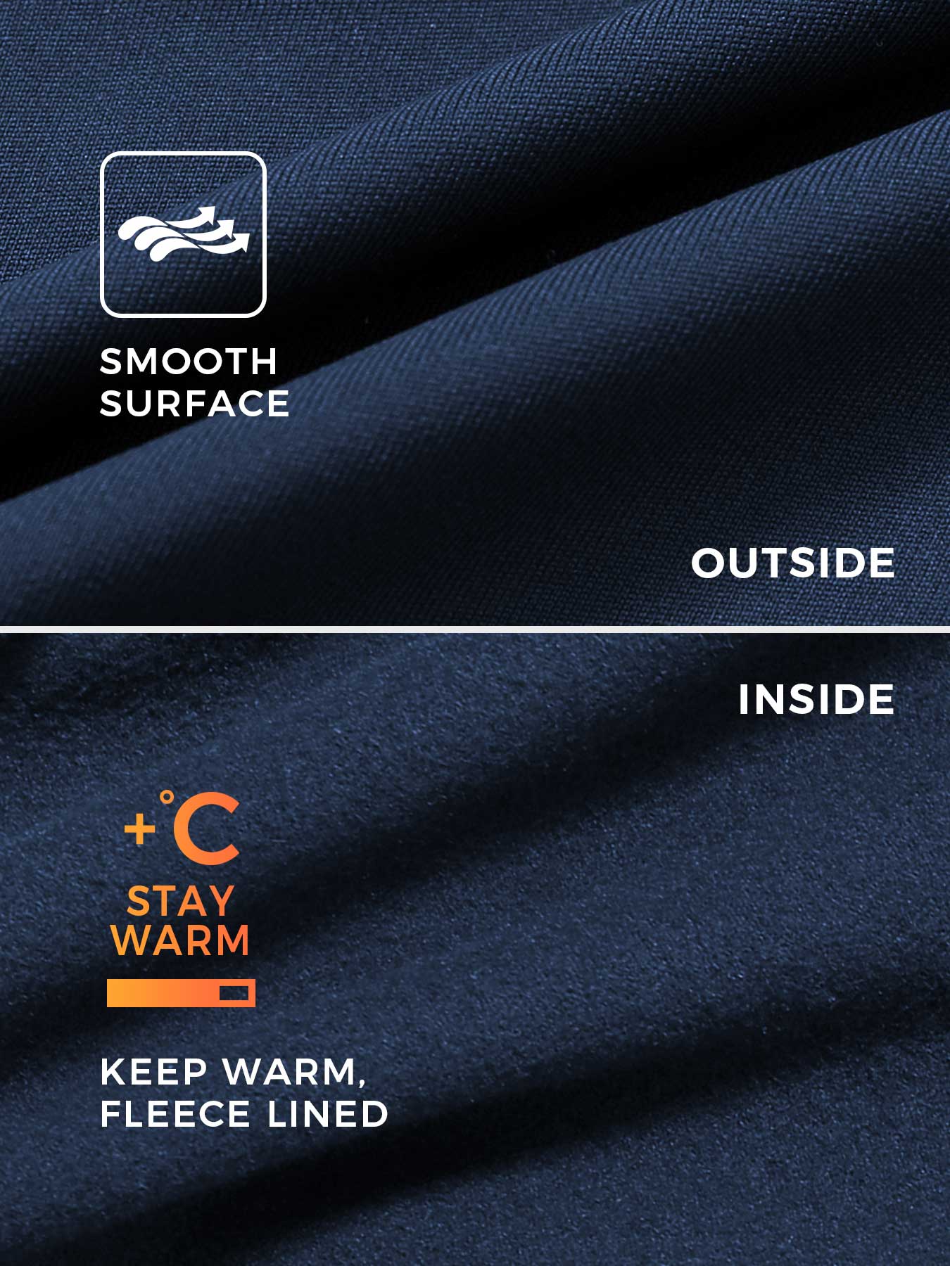 Lyne London™ | Fleece Long Sleeve Zipper Jumpsuit