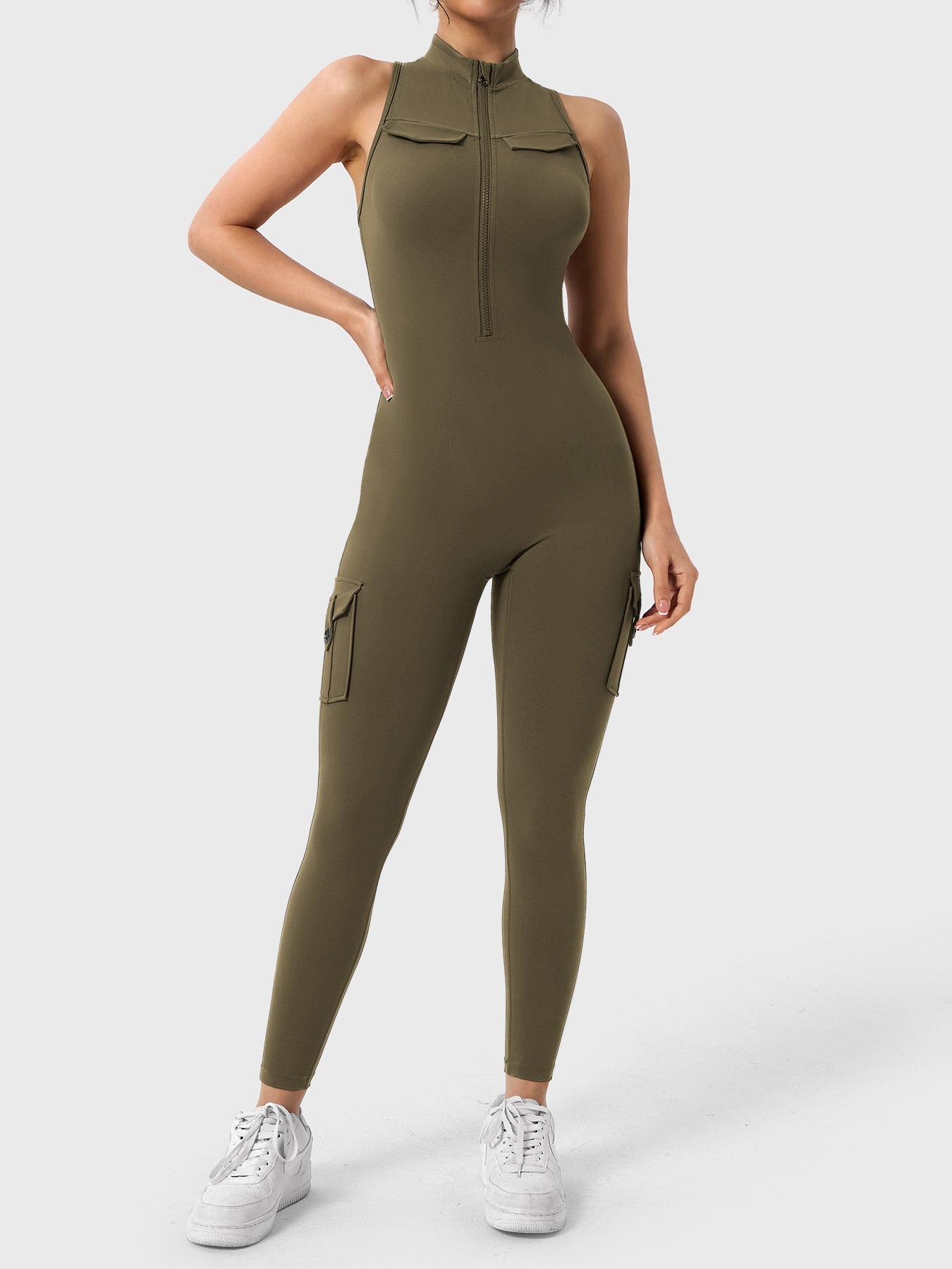 Lyne London™ | Cargo Jumpsuit with Pockets