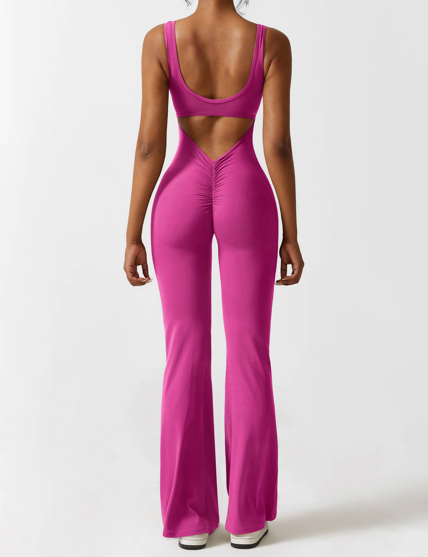 Lyne London™ | V-Back Flared Jumpsuit