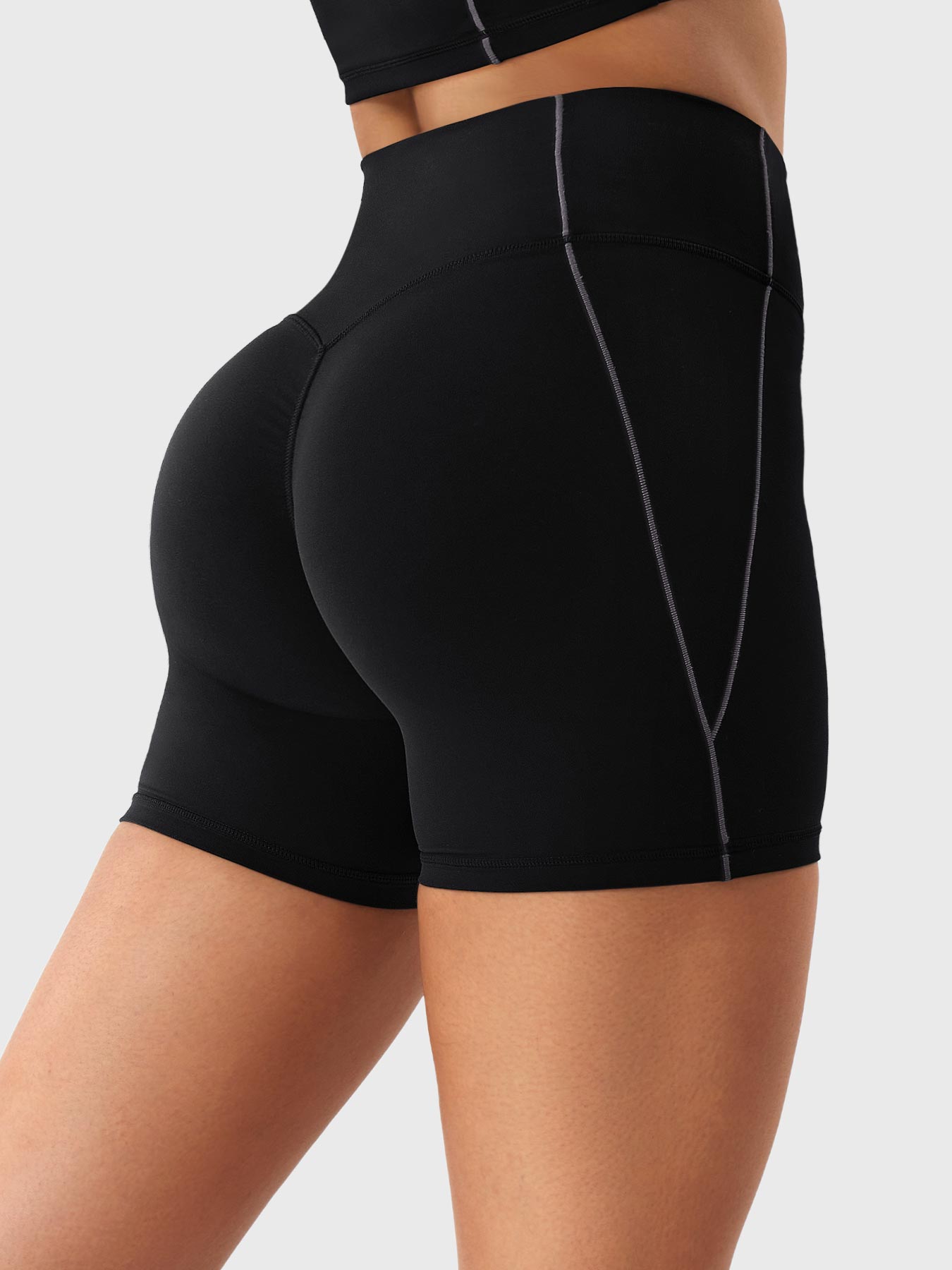 Lyne London™ | Half Zip Crop Top Short Set