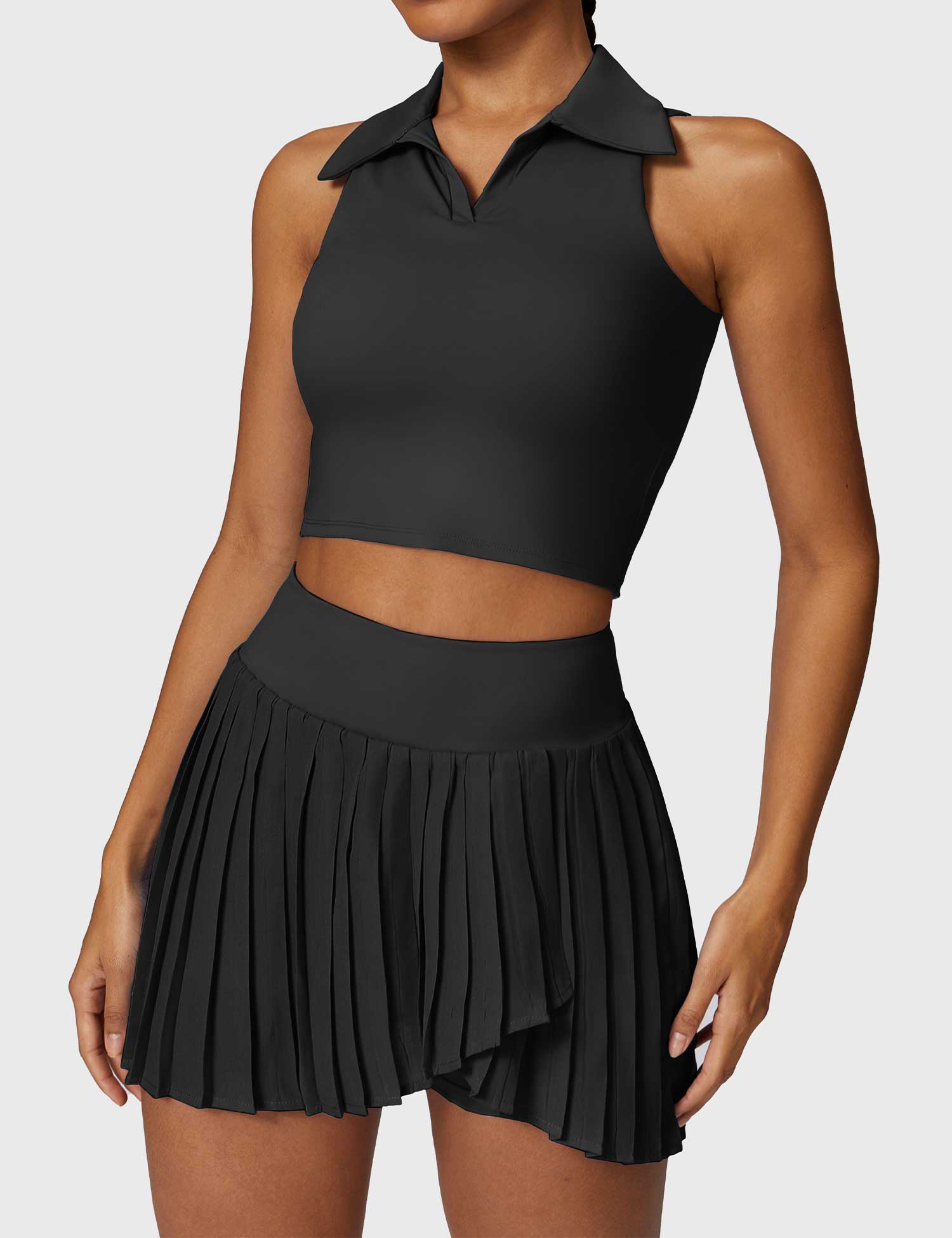 Lyne London™ | Crop Top Tennis Skirt Set