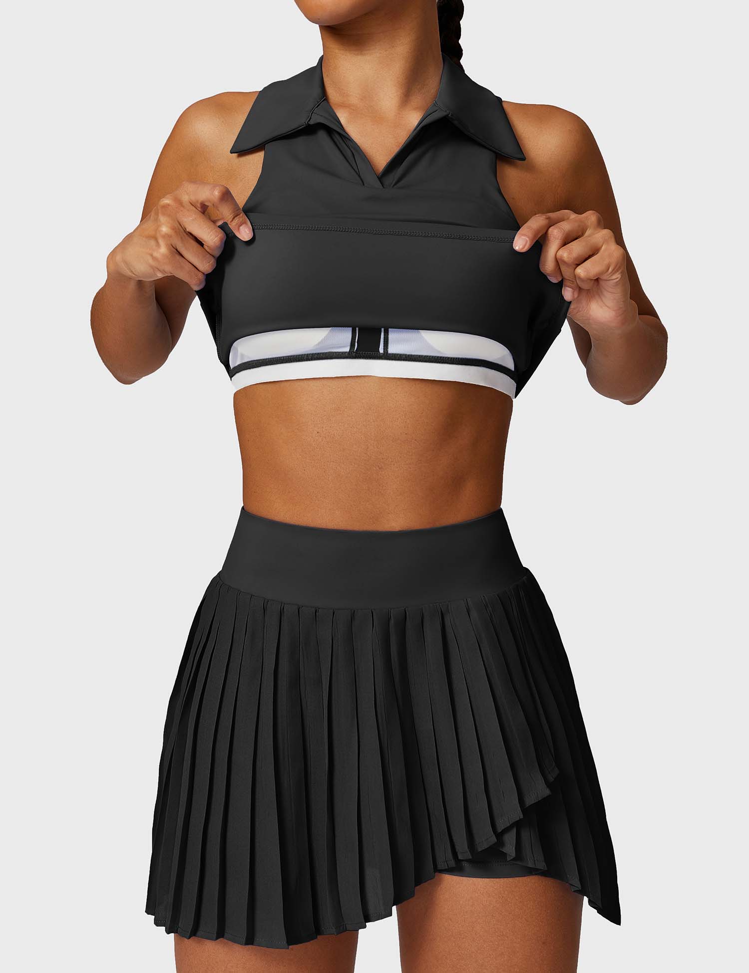 Lyne London™ | Crop Top Tennis Skirt Set