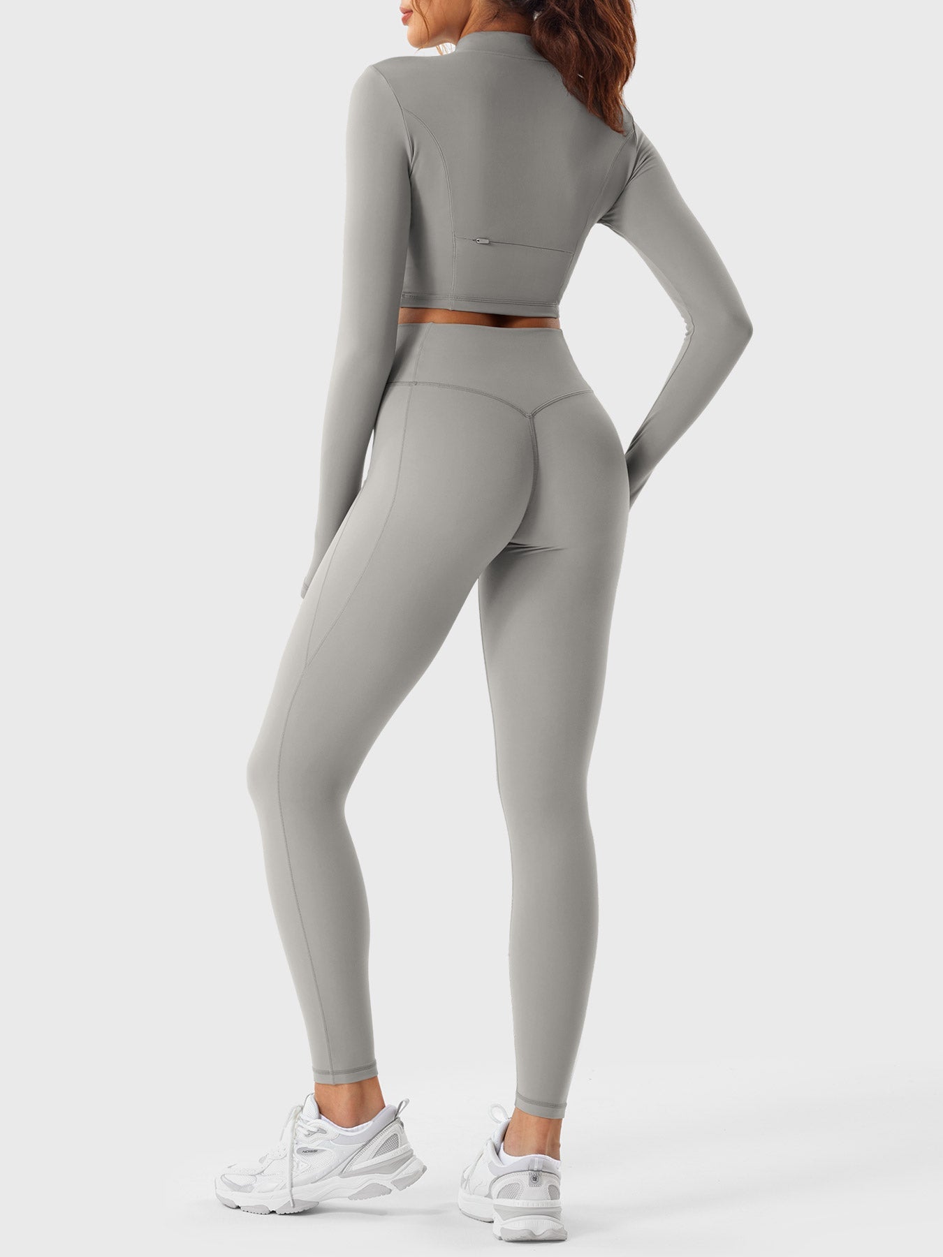 Lyne London™ | Half Zip Crop Top Legging Set