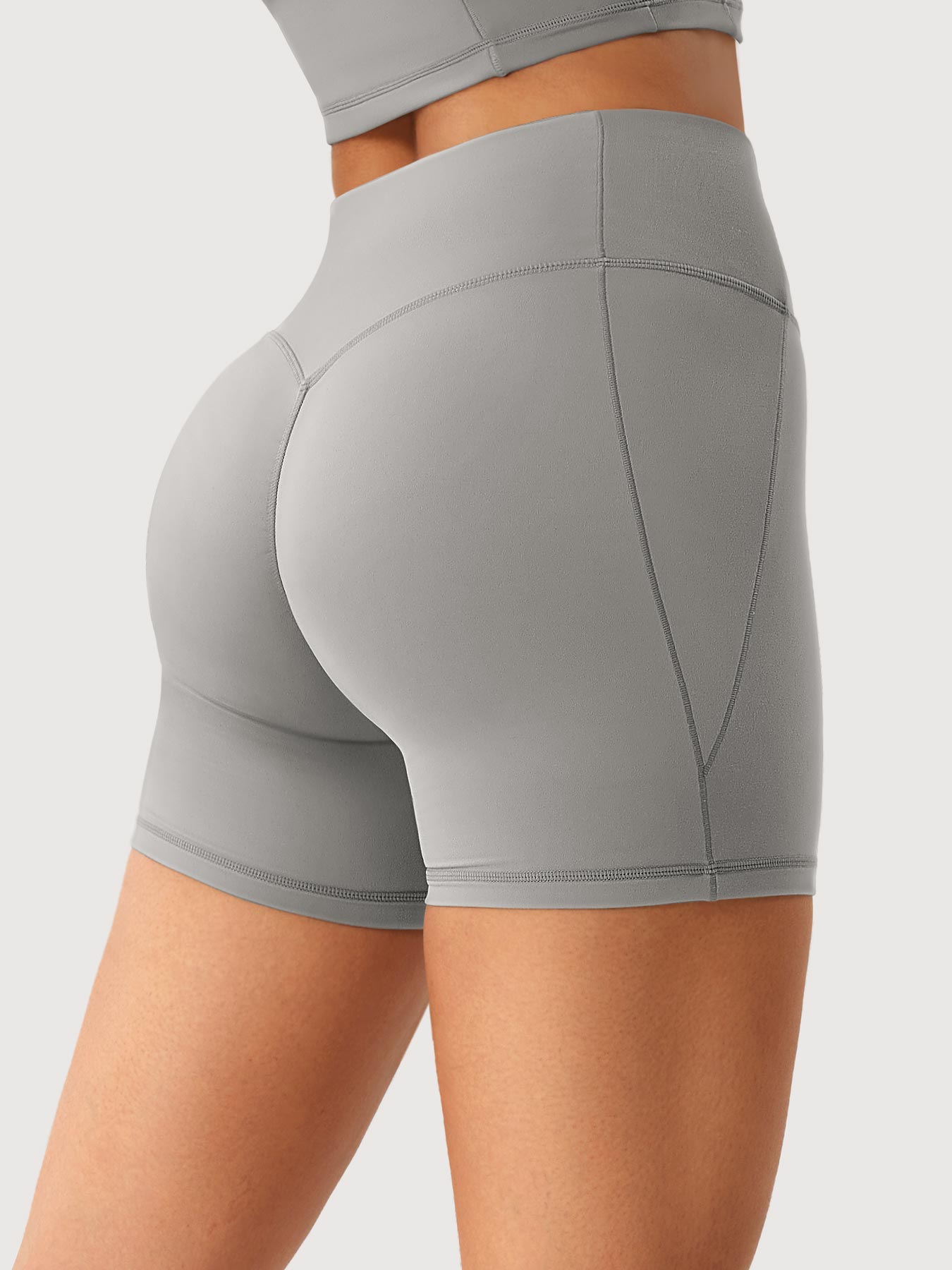 Lyne London™ | Half Zip Crop Top Short Set