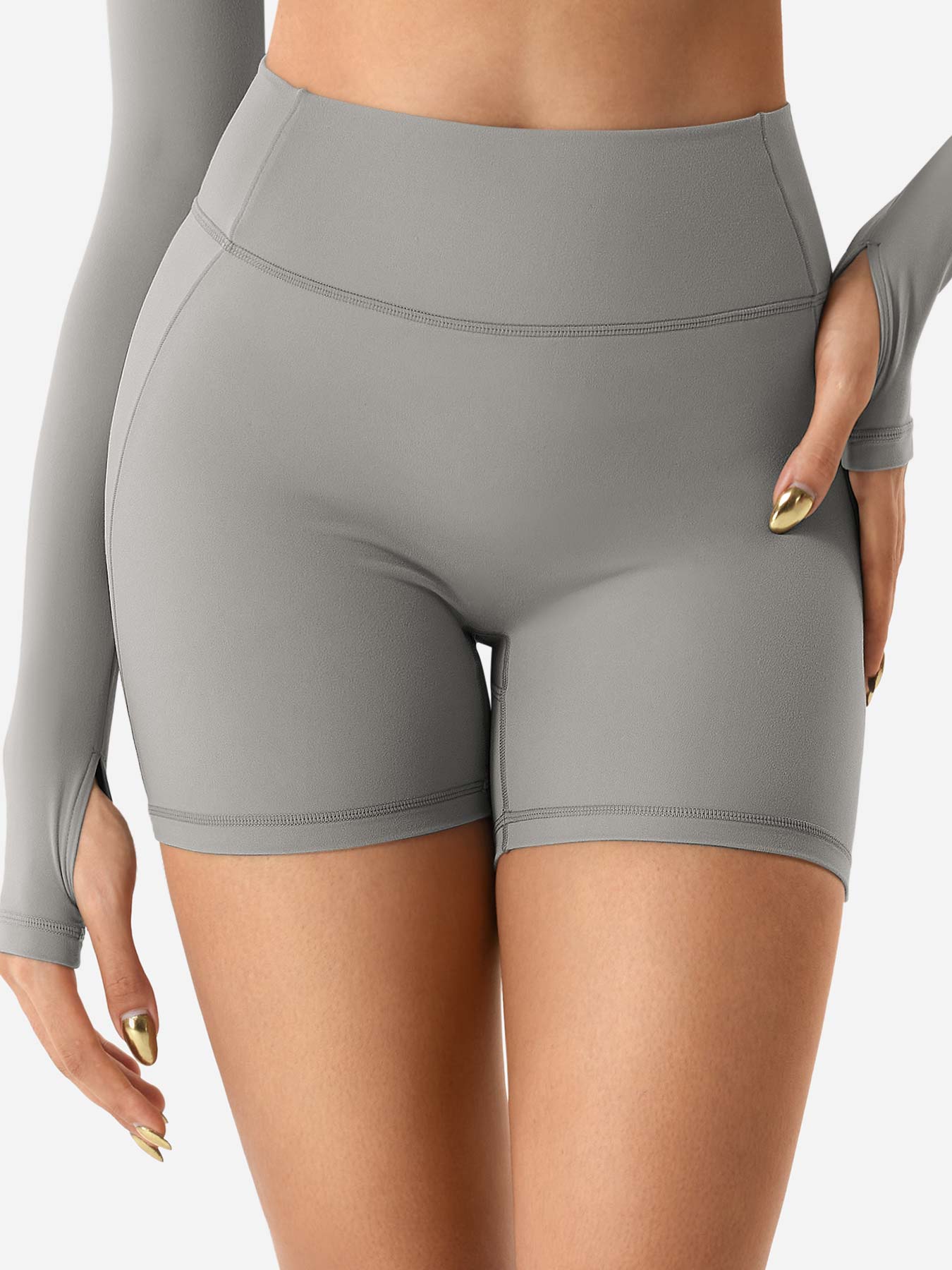 Lyne London™ | Half Zip Crop Top Short Set