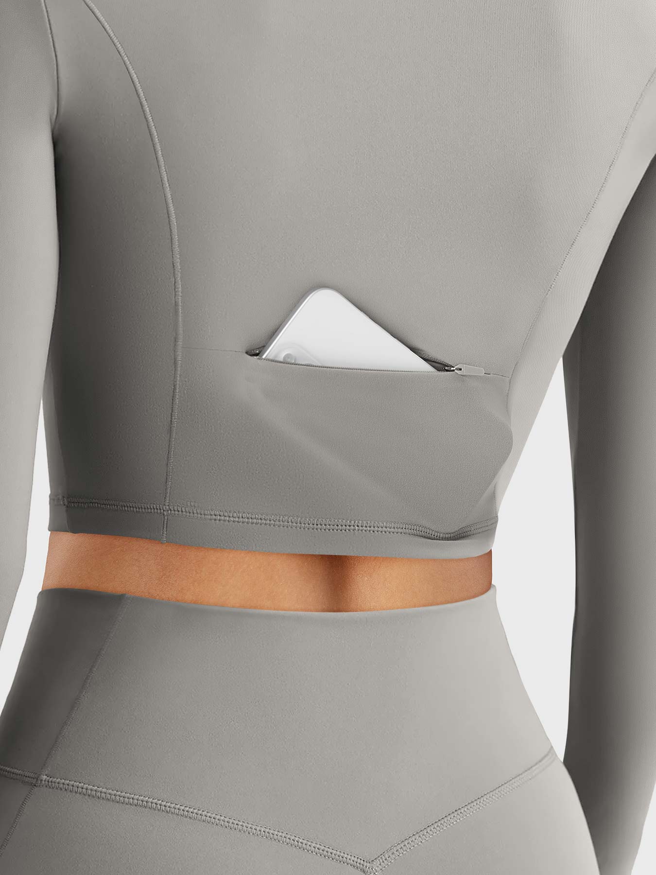 Lyne London™ | Half Zip Crop Top Short Set