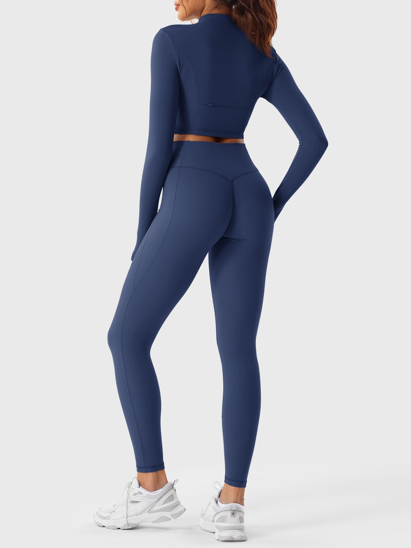 Lyne London™ | Half Zip Crop Top Legging Set