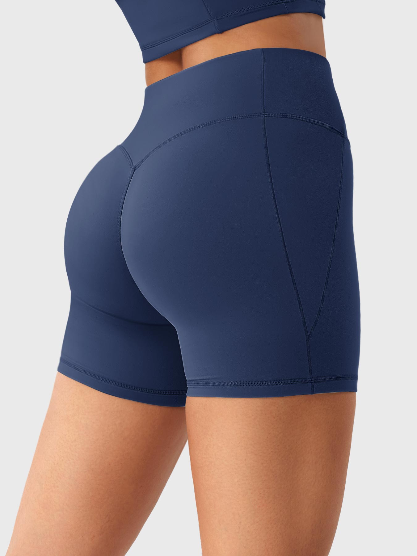 Lyne London™ | Half Zip Crop Top Short Set