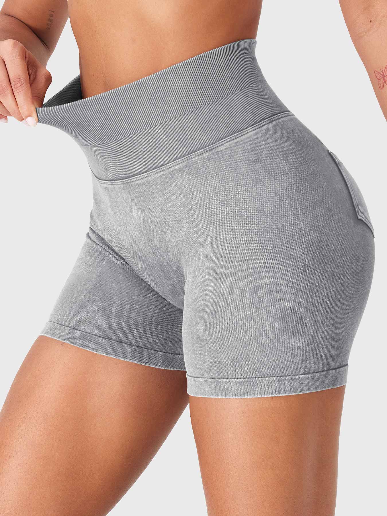 Lyne London™ | Denim Seamless Shorts