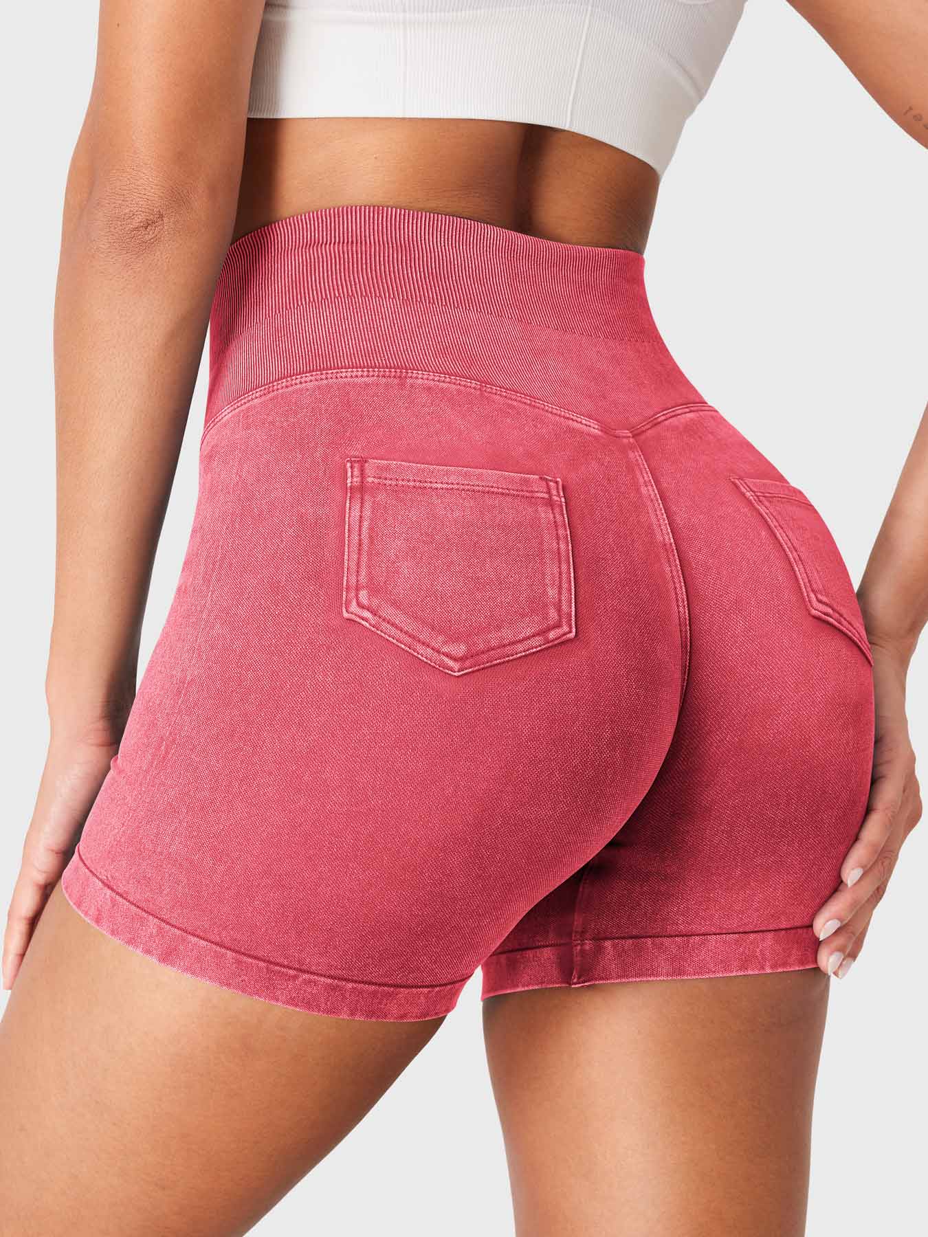 Lyne London™ | Denim Seamless Shorts