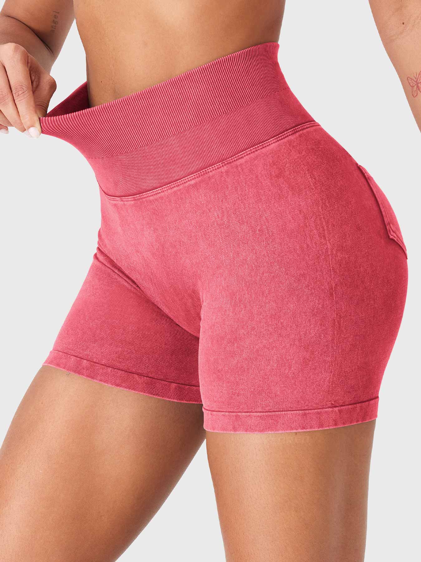 Lyne London™ | Denim Seamless Shorts