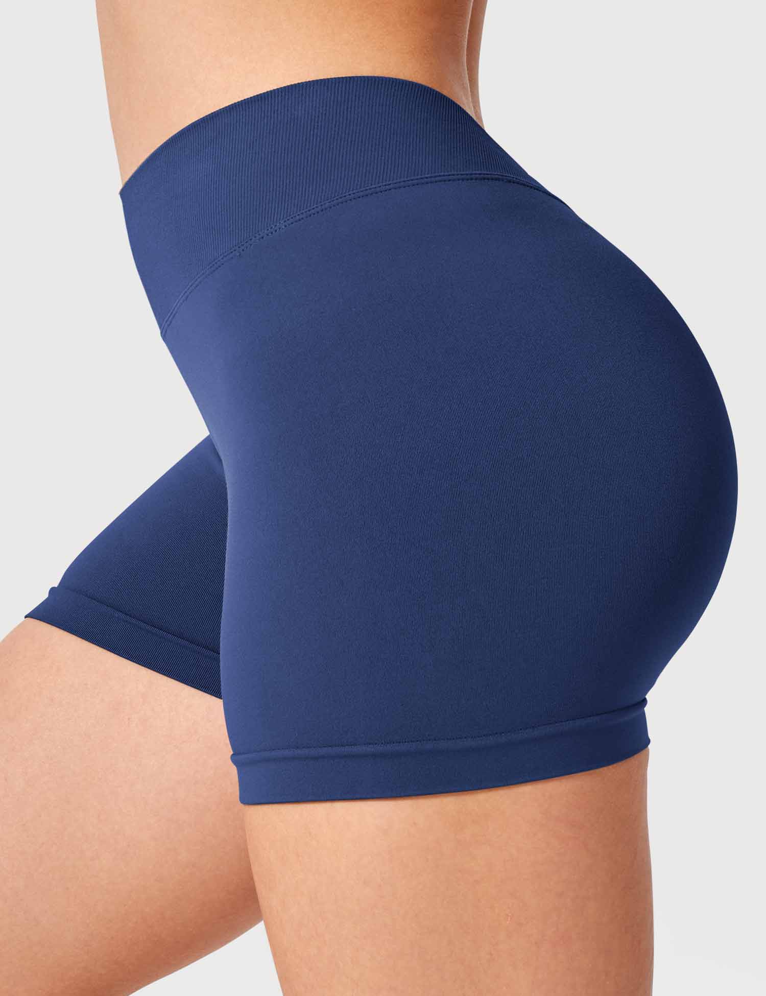 Lyne London™ |  V Cross Liz Seamless Shorts 3.6"