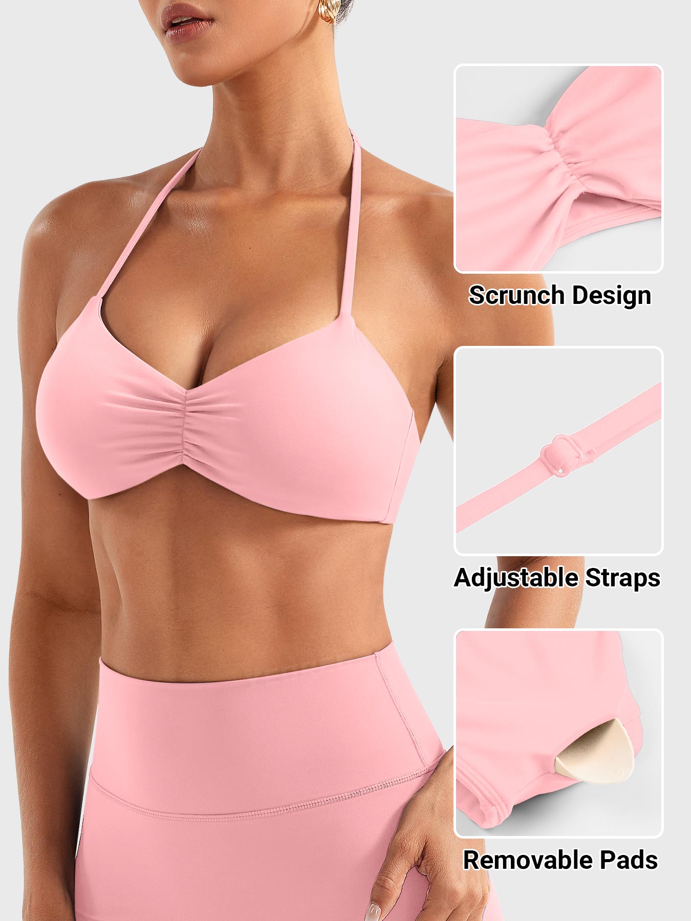 Lyne London™ | Halter Sports Bra