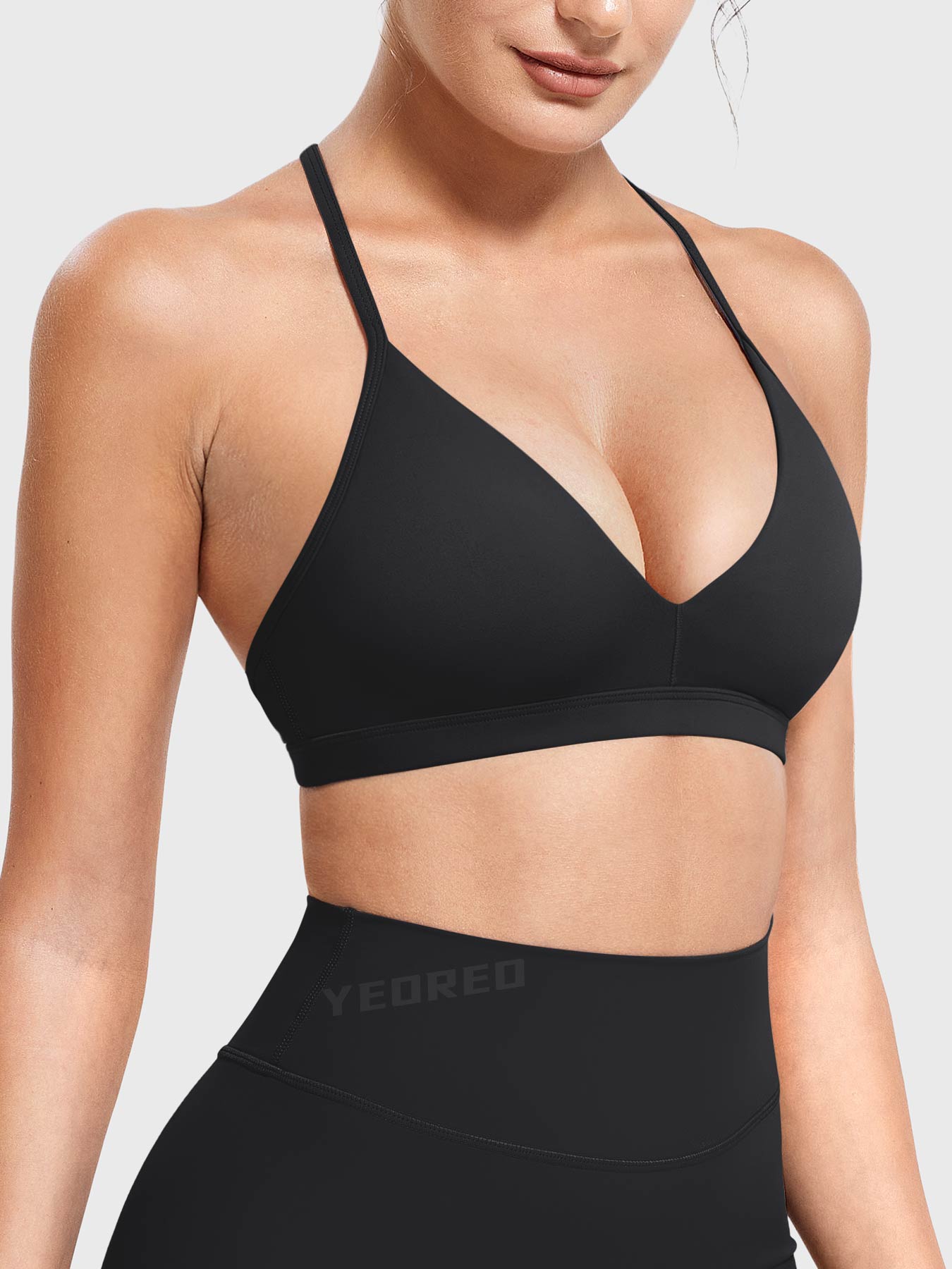 Lyne London™ | V Neck Sports Bra