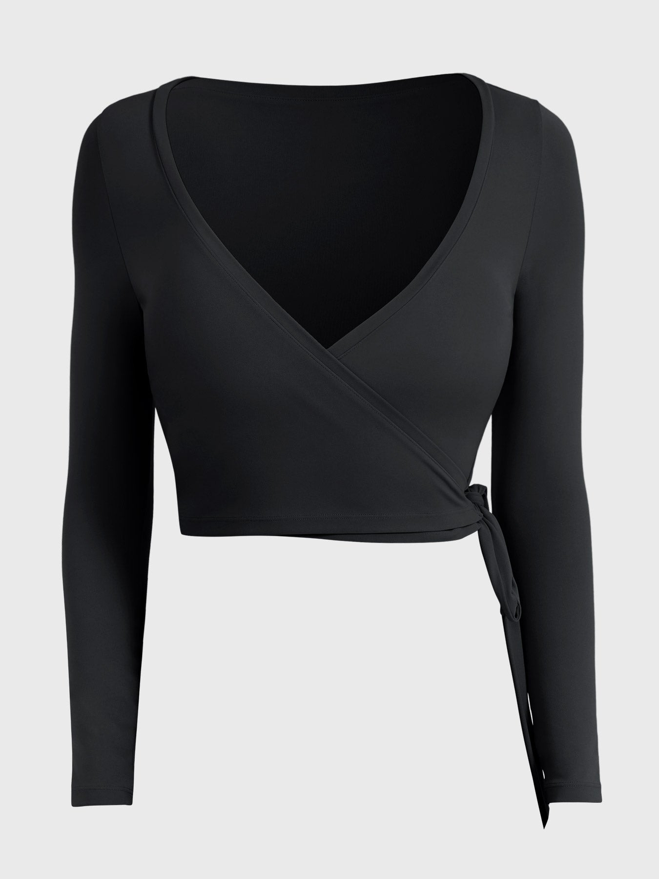Lyne London™ | Long Sleeve Ballet Wrap Top