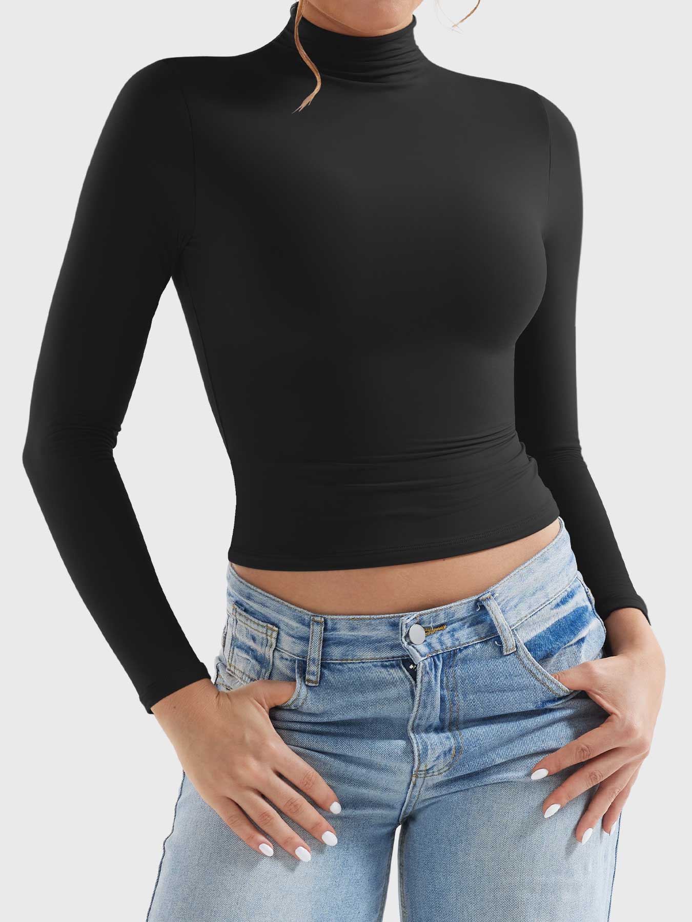 Lyne London™ | Turtle Neck Long Sleeves Shirts