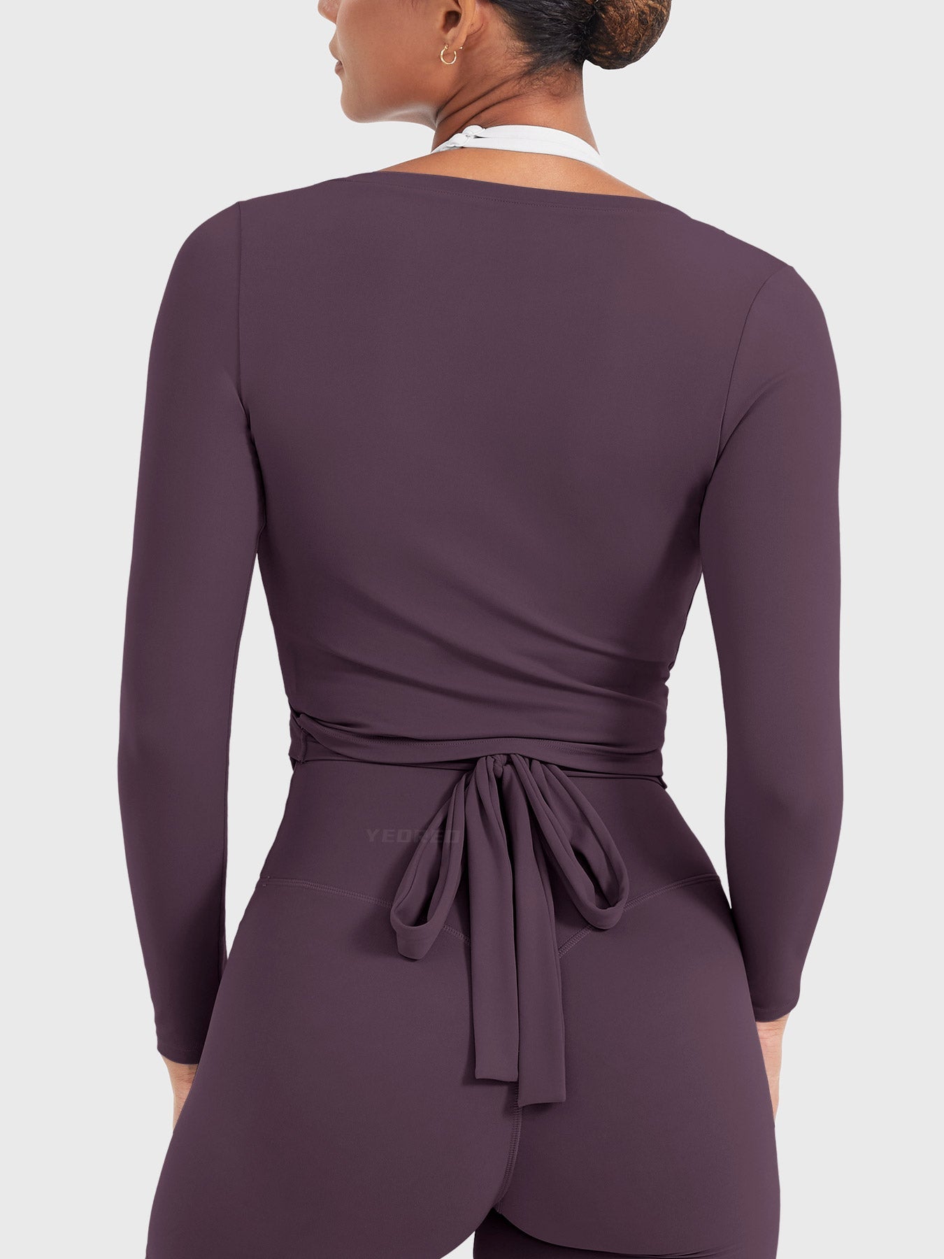 Lyne London™ | Long Sleeve Ballet Wrap Top