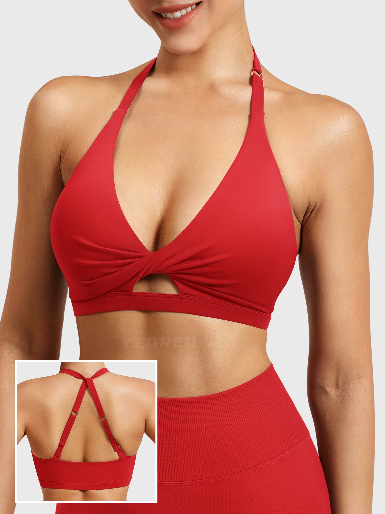 Lyne London™ | Twist Front Sports Bra
