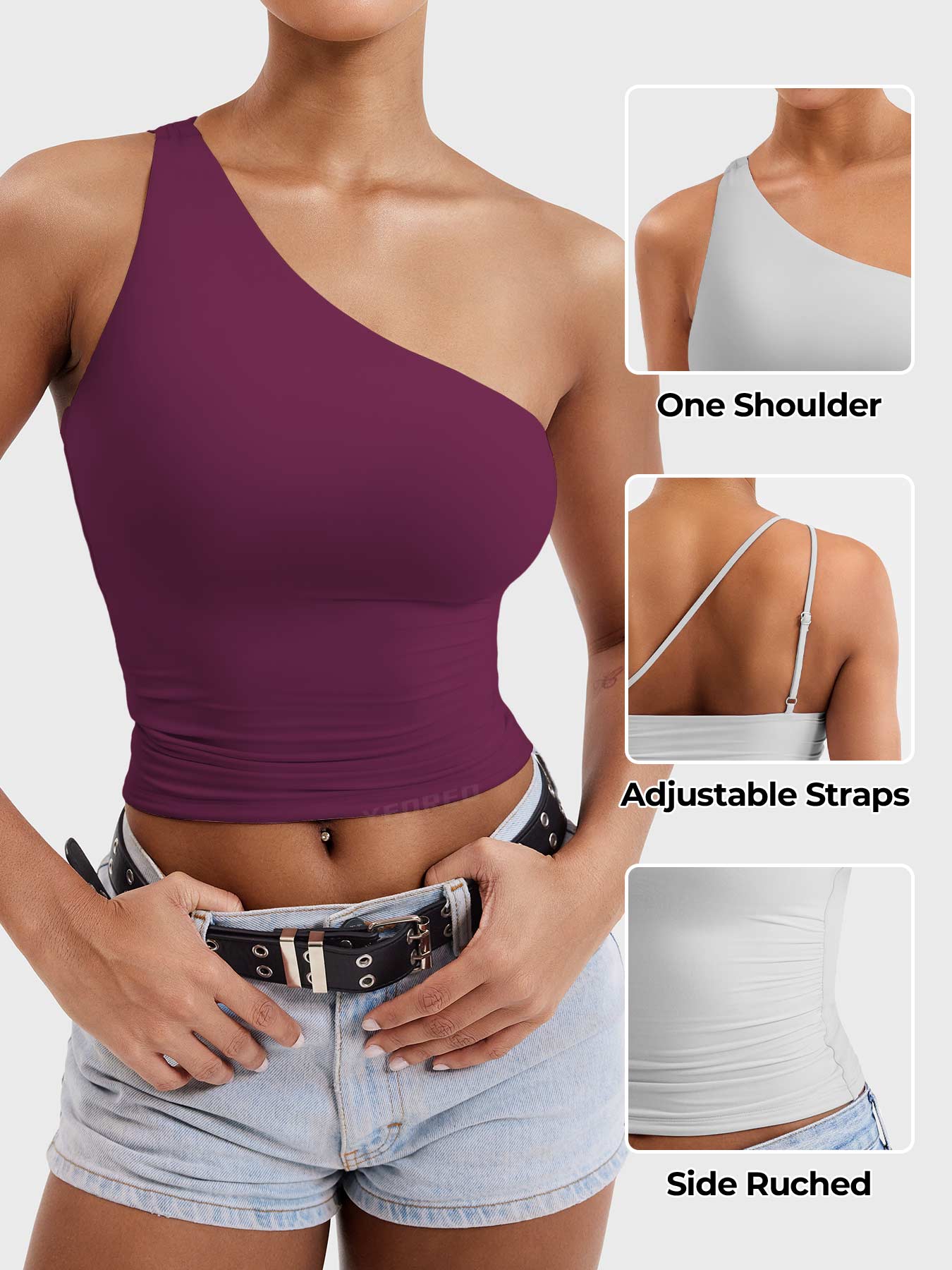 Lyne London™ | One Shoulder Tank Top