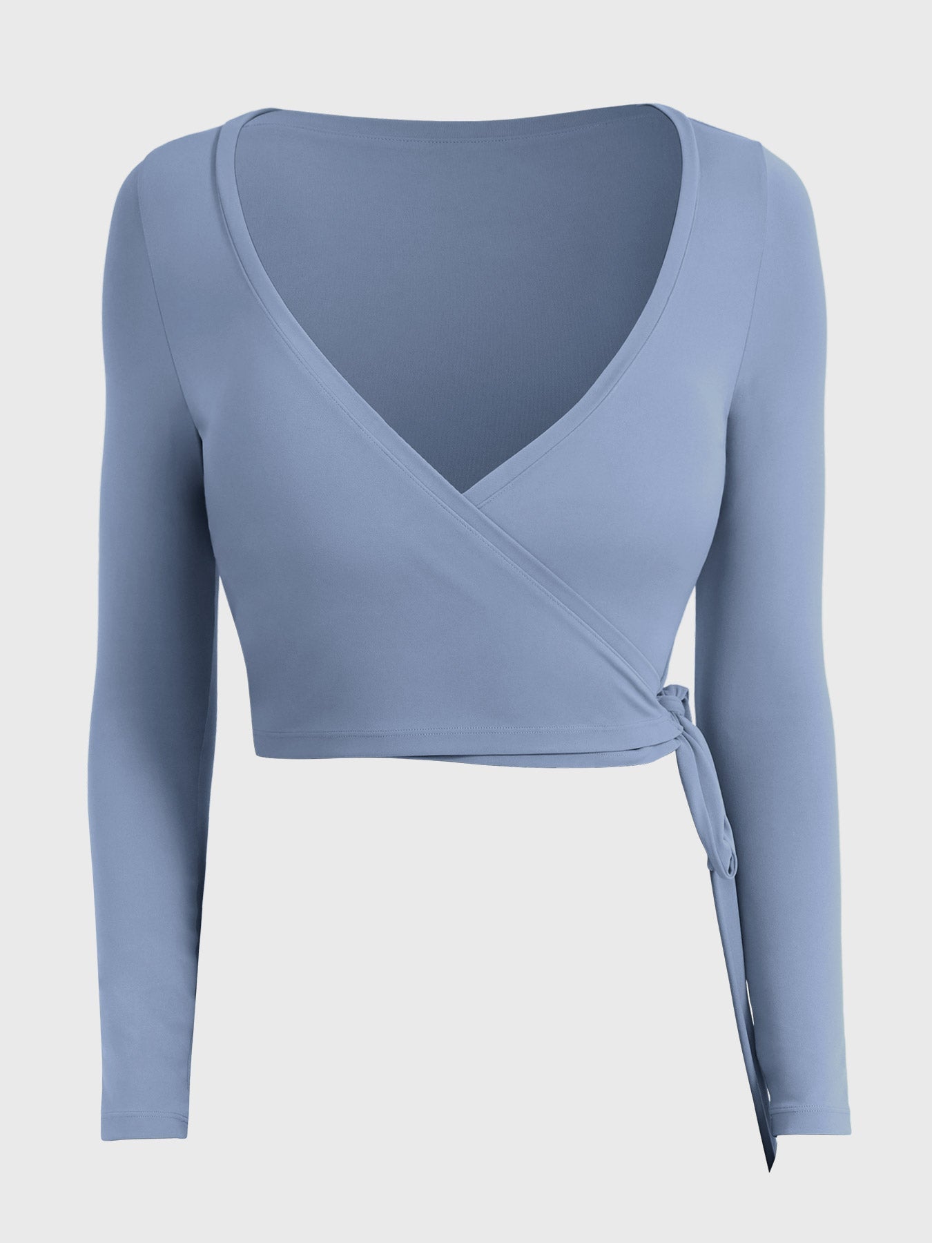 Lyne London™ | Long Sleeve Ballet Wrap Top