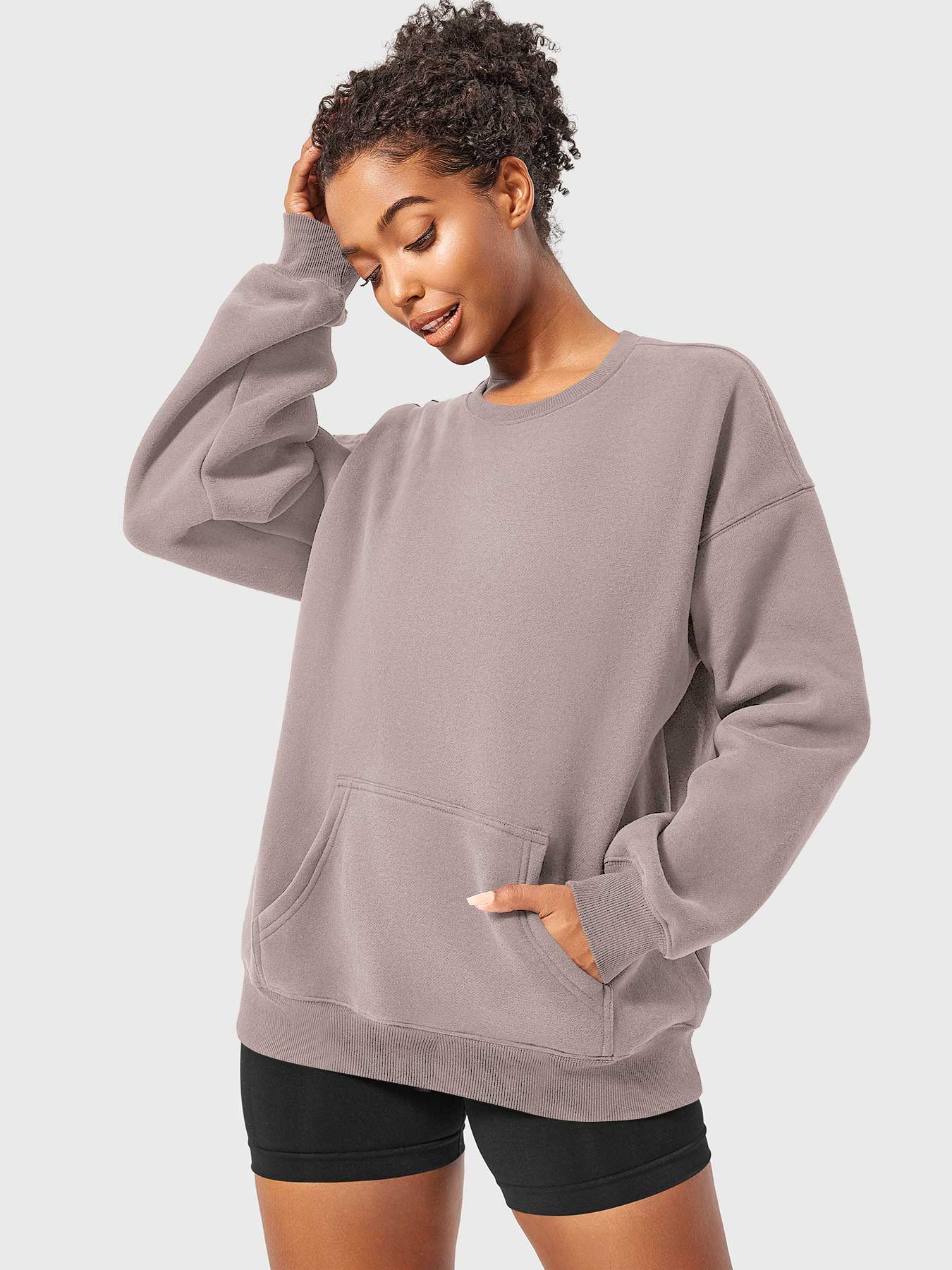 Lyne London™ | Oversized Fleece Sweatshirts