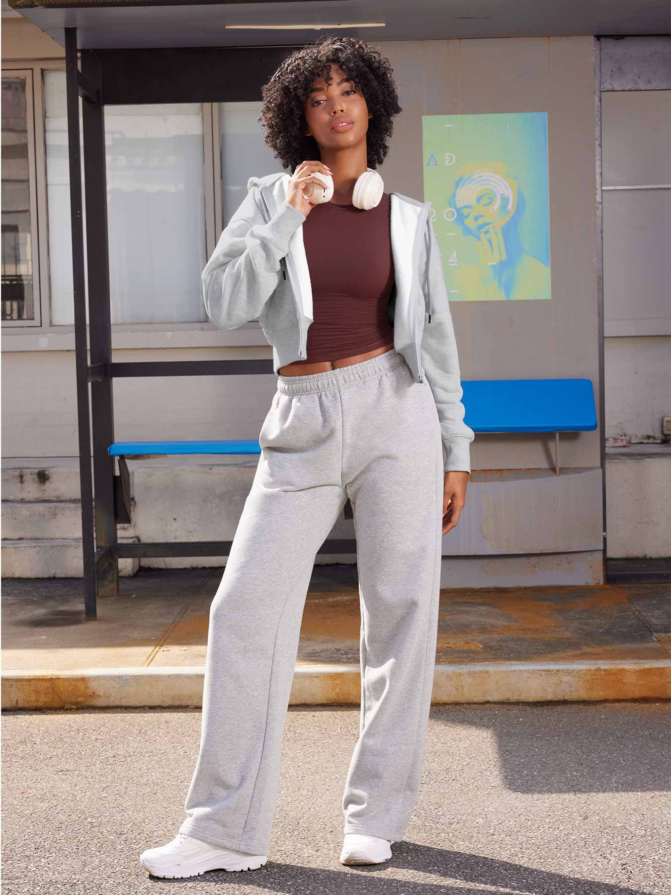 Lyne London™ | Zip Up Fleece Hoodies