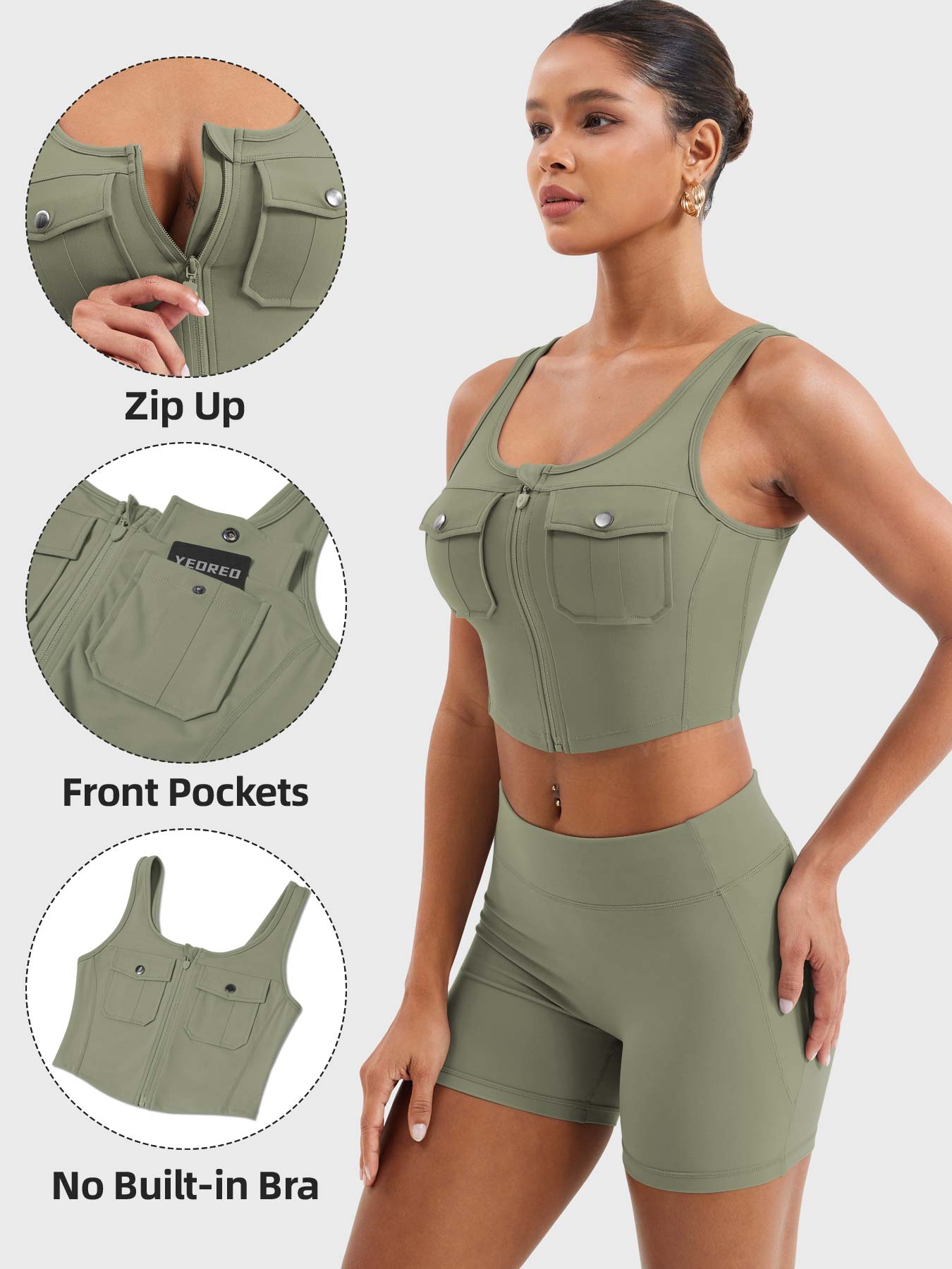 Lyne London™ | Cargo Crop Tank