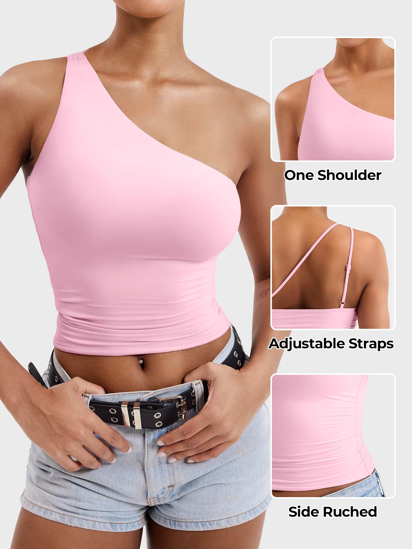 Lyne London™ | One Shoulder Tank Top