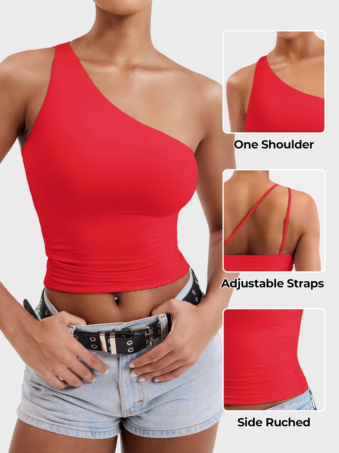 Lyne London™ | One Shoulder Tank Top