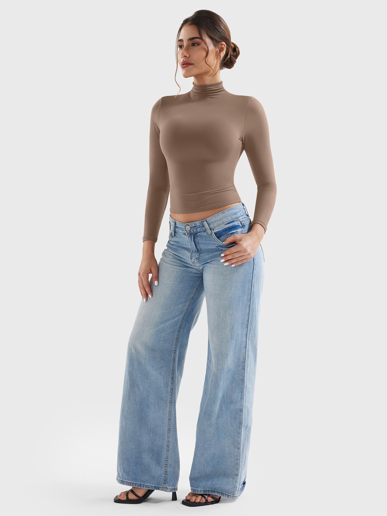 Lyne London™ | Turtle Neck Long Sleeves Shirts