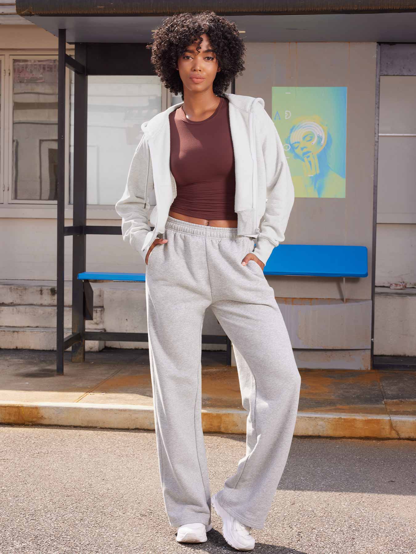 Lyne London™ | Zip Up Fleece Hoodies